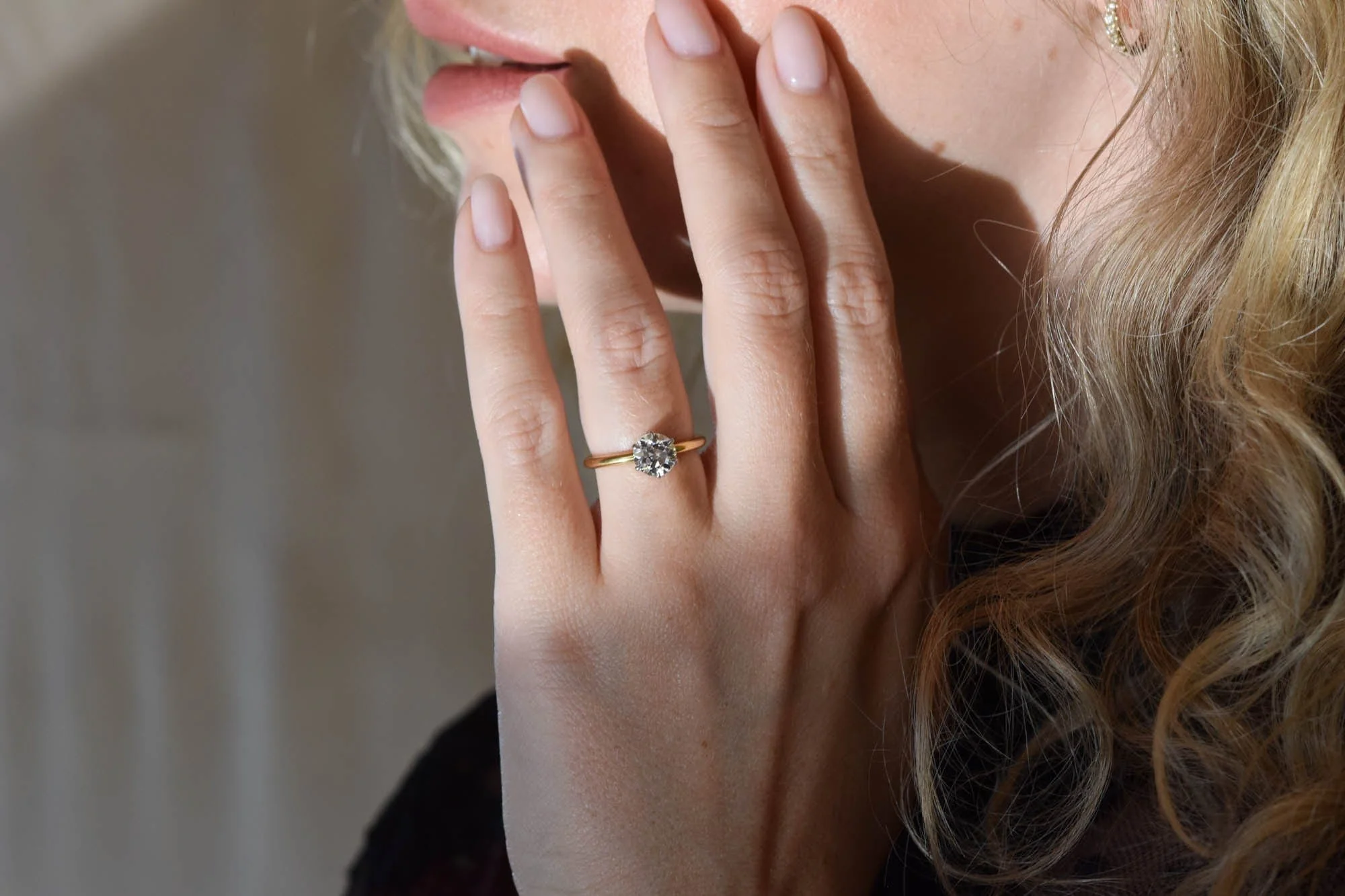 Tiffany & Co. 1.24 Carat Transitional Cut Diamond Solitaire Vintage Engagement Ring - Image 6