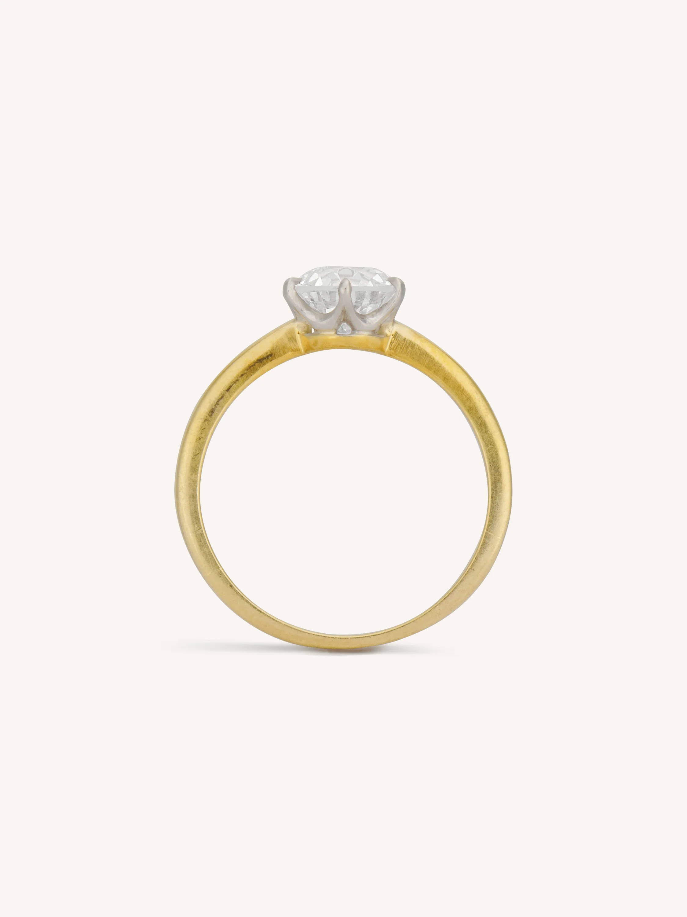 Tiffany & Co. 1.29 Carat Old European Cut Diamond Classic Solitaire Vintage Engagement Ring - Image 7