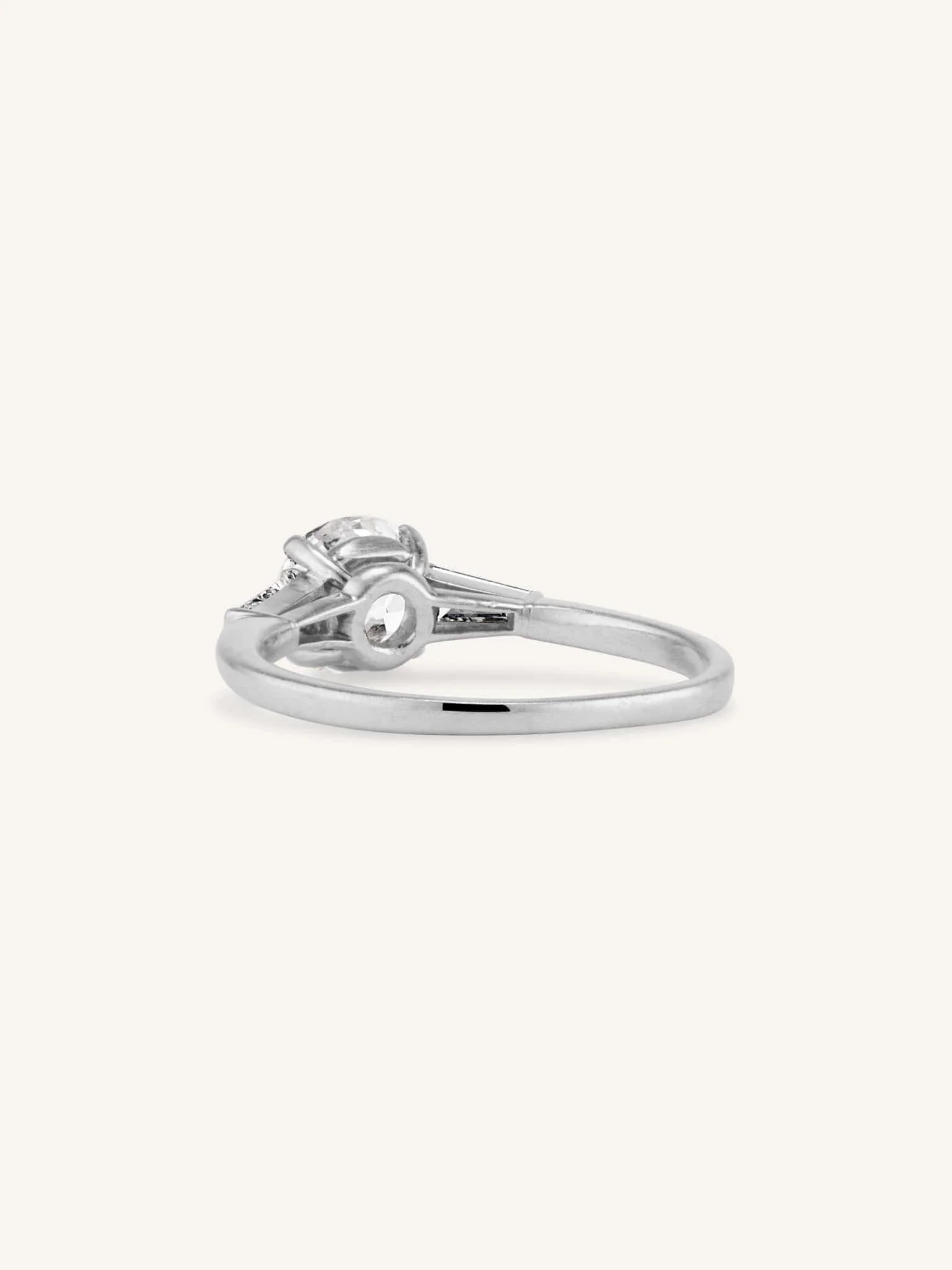 Tiffany & Co. 1.36 Carat Old European Cut Diamond Vintage Engagement Ring - Image 5