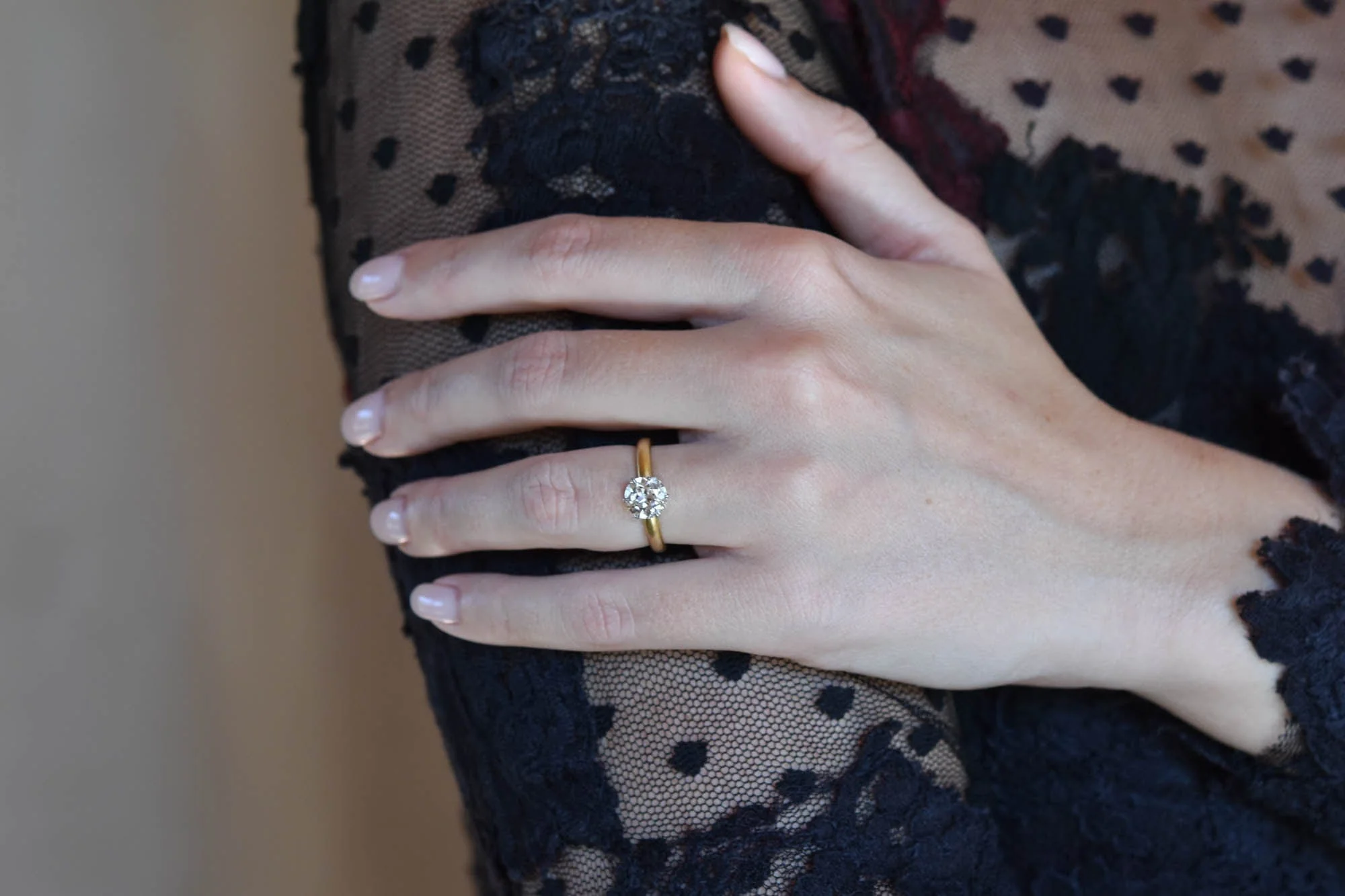 Tiffany & Co. 1.52 Carat Old European Diamond Solitaire Vintage Engagement Ring - Image 7