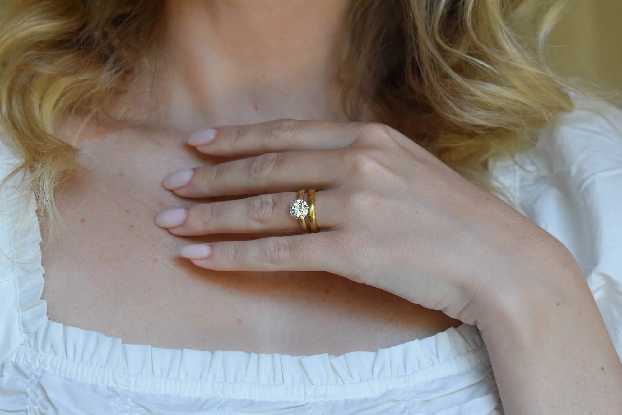 Tiffany & Co. 2.02 Carat Old European Cut Diamond Solitaire Vintage Engagement Ring - Image 3
