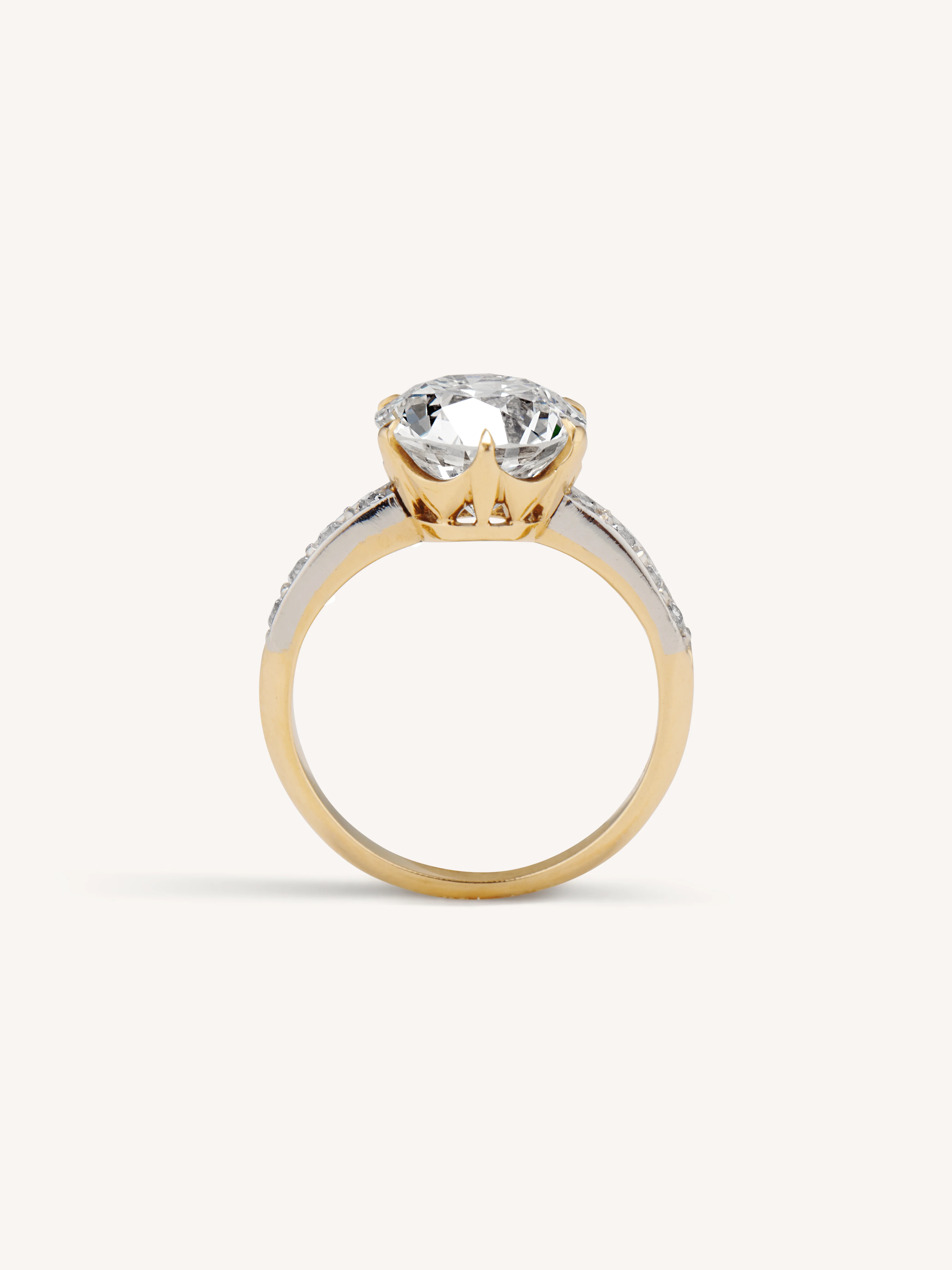 Tiffany & Co. 3.02 Carat Old European Cut Diamond Solitaire Vintage Engagement Ring - Image 8
