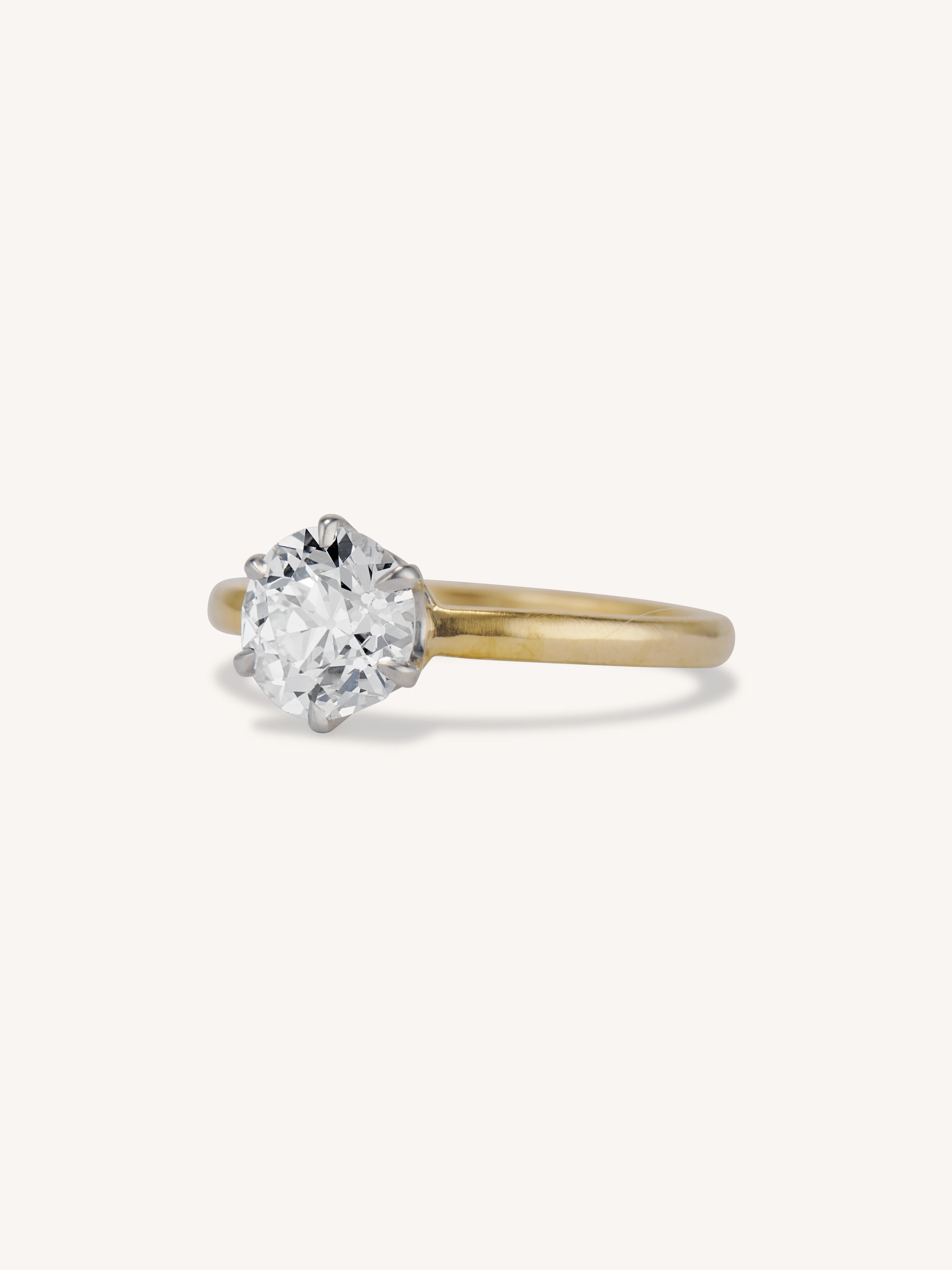 Tiffany & Co. 1920's 1.18 Carat Old European Cut Diamond Solitaire Vintage Engagement Ring - Image 4