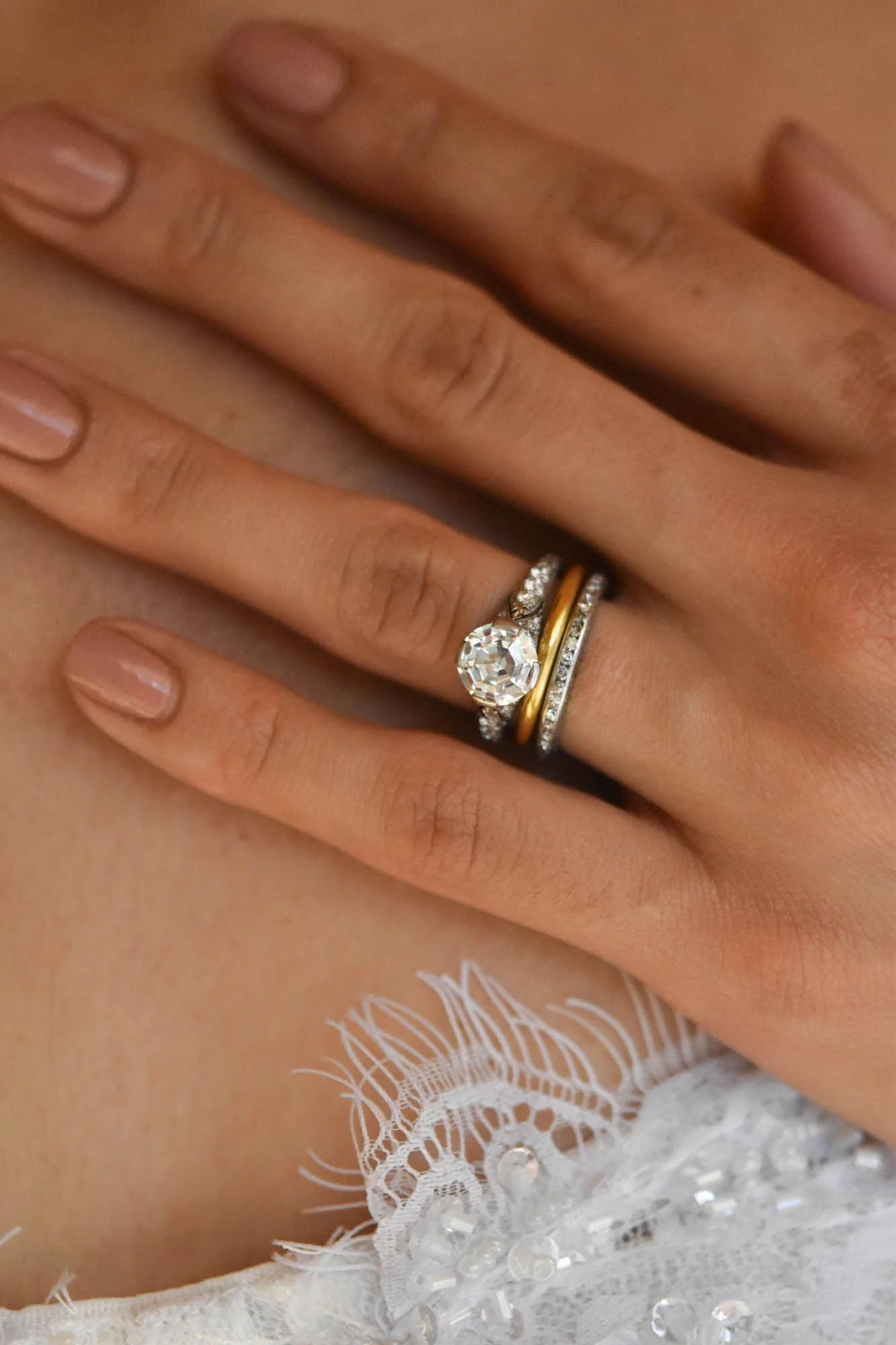 Tiffany & Co. Art Deco 1.96 Carat Round Step Cut Diamond Vintage Engagement Ring - Image 2