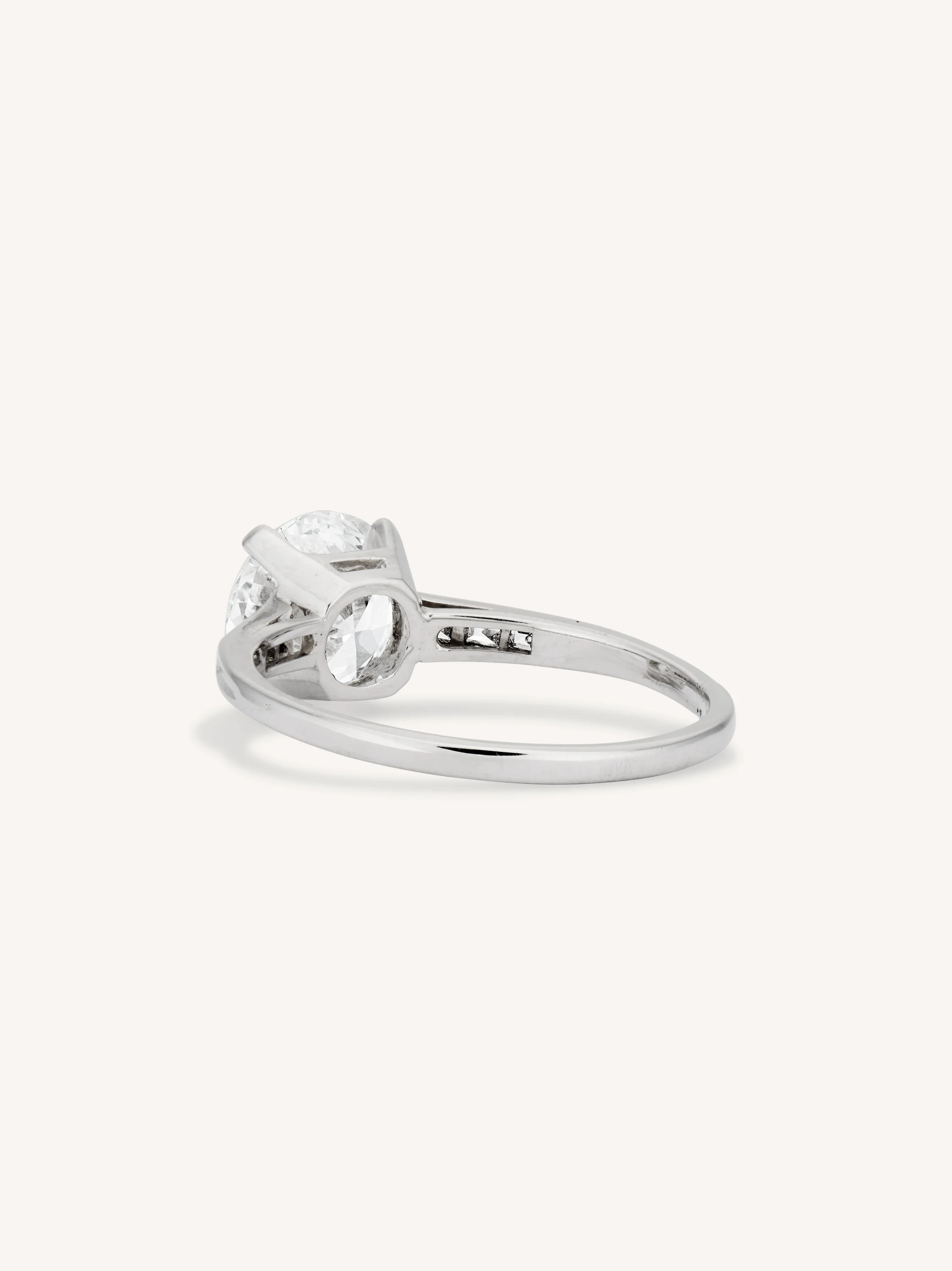 Tiffany & Co. Art Deco 2.09 Carat Transitional Cut Diamond Vintage Engagement Ring - Image 5