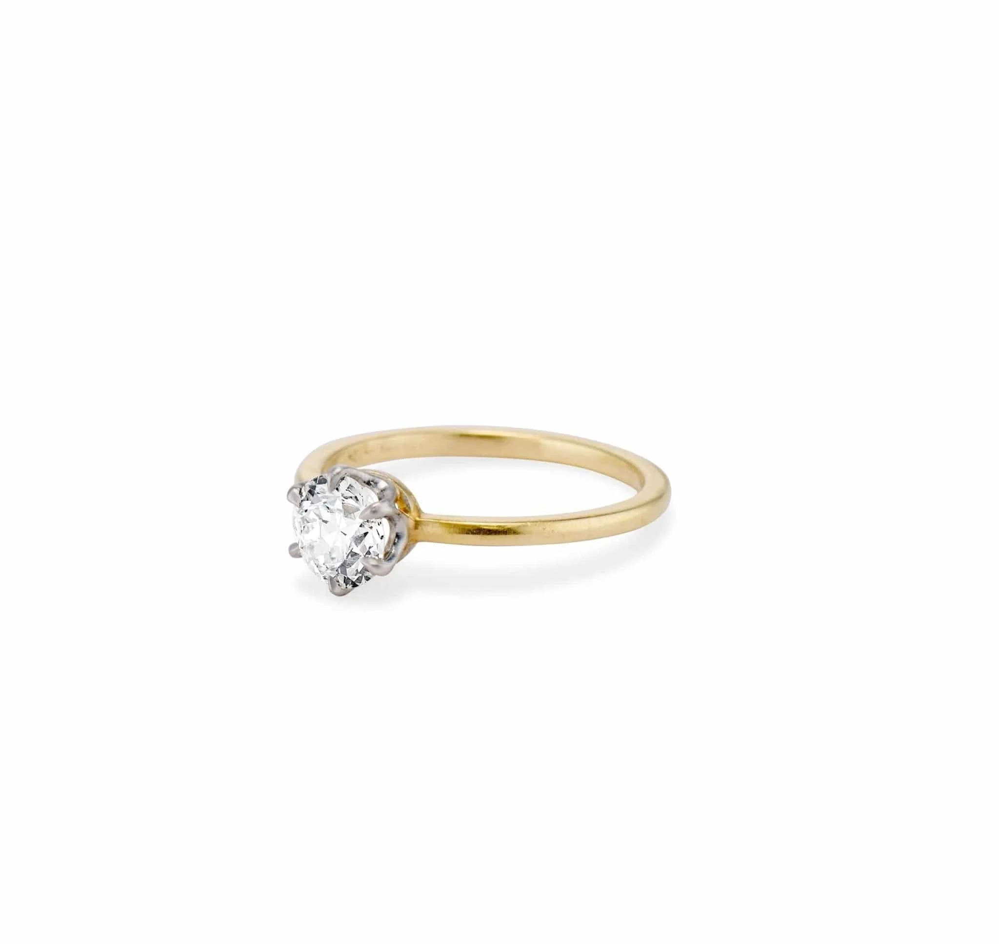Tiffany & Co. Art Deco .81 Carat Old European Diamond Engagement Ring - Image 2