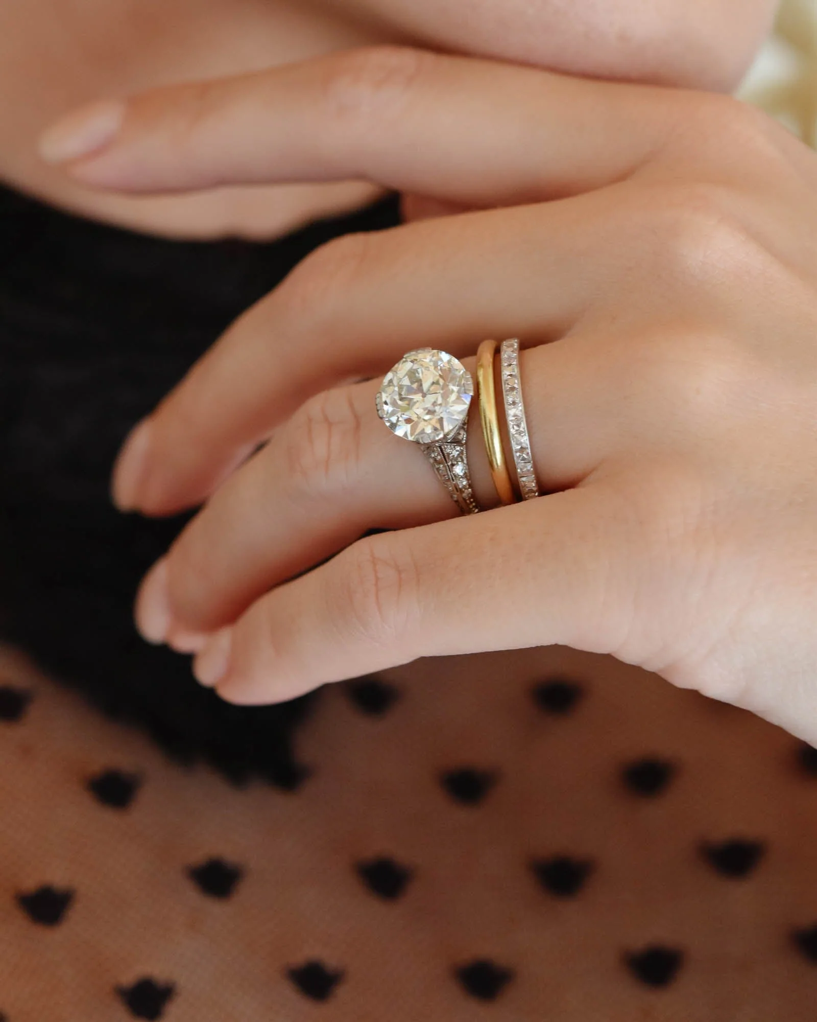 Tiffany & Co. Art Deco French Cut Diamond Band - Image 5
