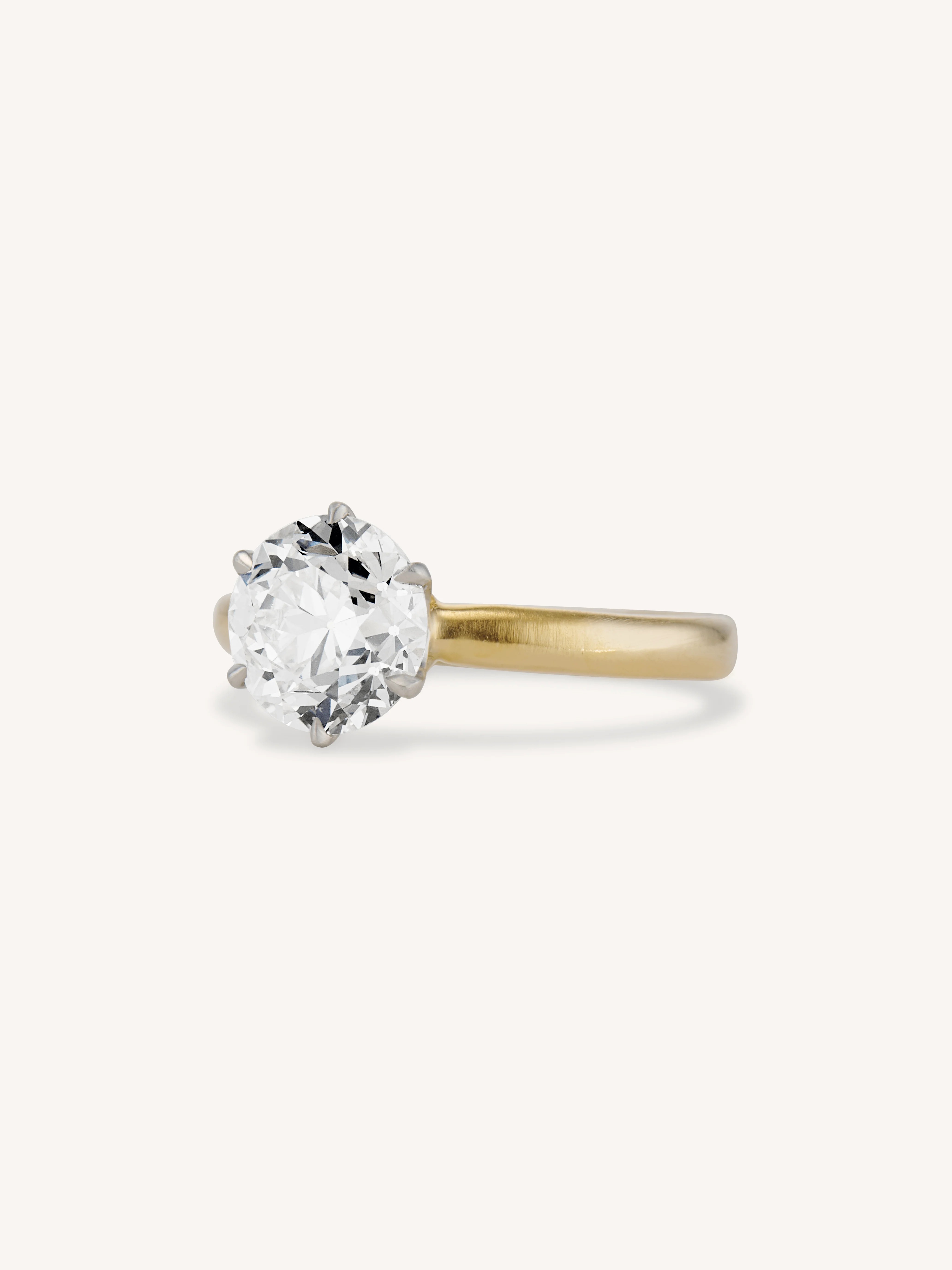 Tiffany & Co. Six-Prong 1.78 Carat Old European Cut Diamond 1920's Solitaire Vintage Engagement Ring - Image 4