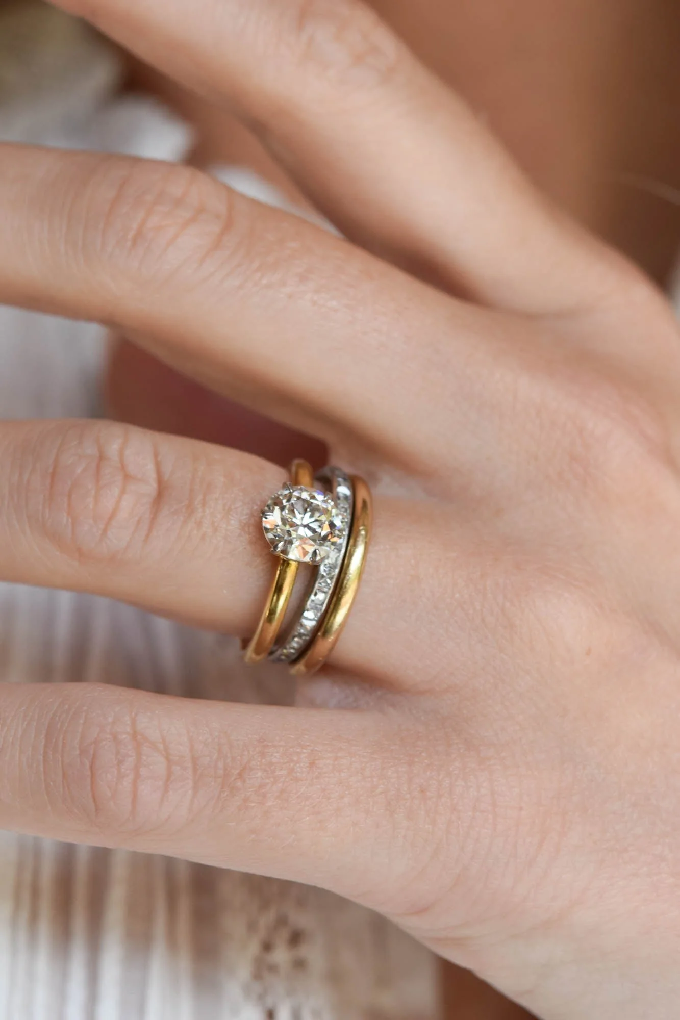 Tiffany & Co. Iconic 1.53 Carat Old European Cut Solitaire Vintage Engagement Ring - Image 2
