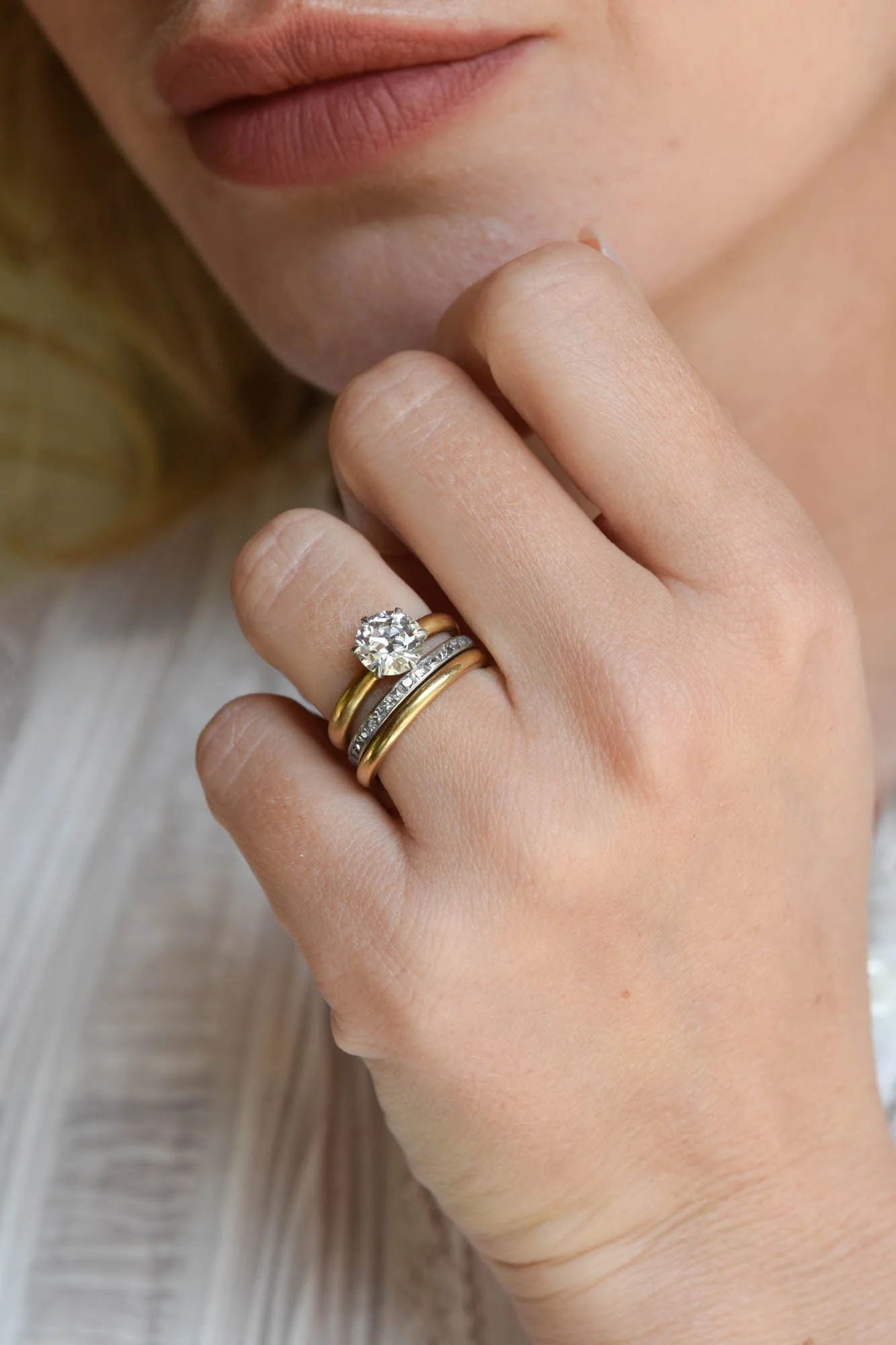 Tiffany & Co. Iconic 1.63 Carat Old European Cut Solitaire Vintage Engagement Ring - Image 3