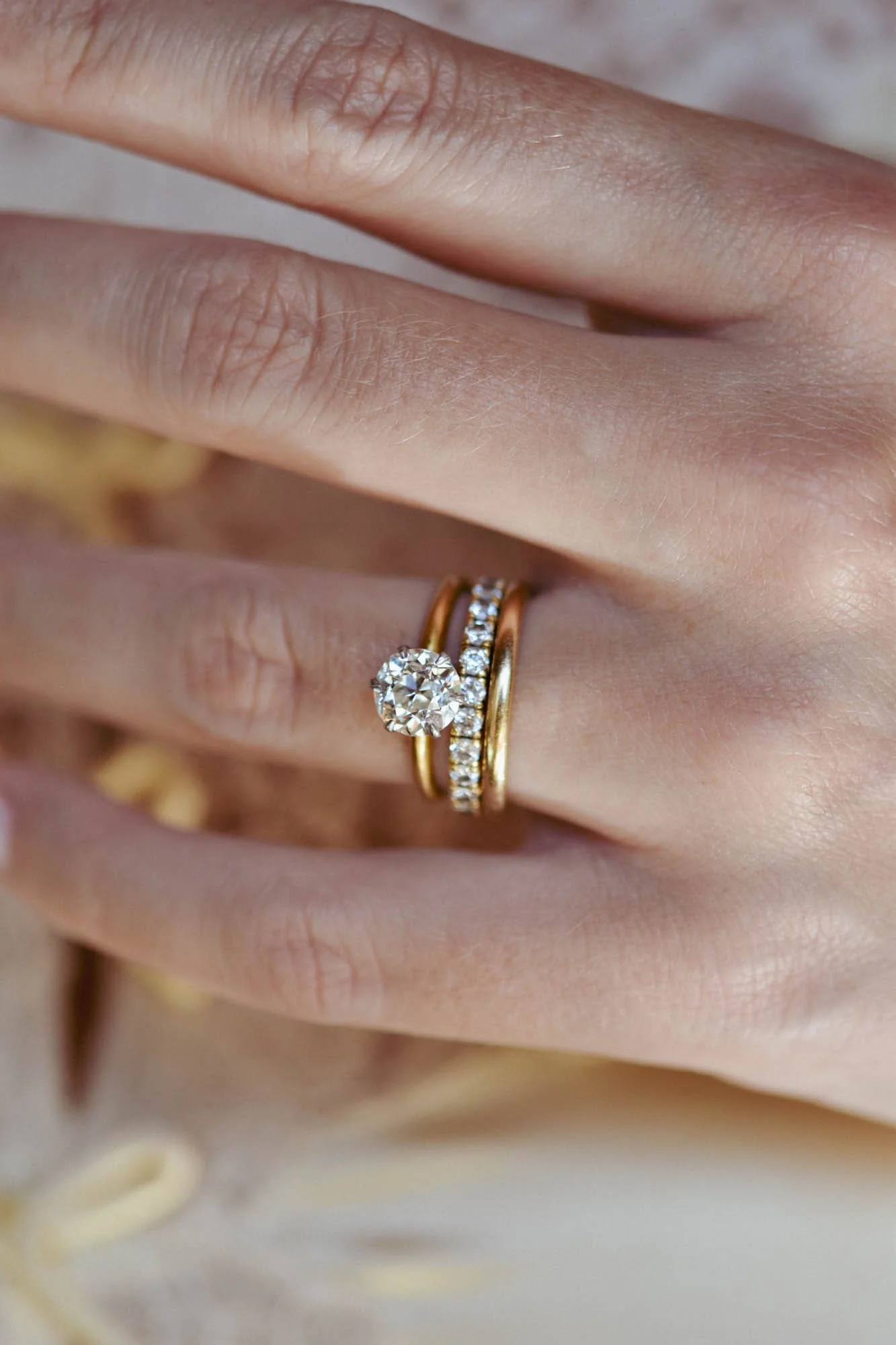 Tiffany & Co. 1.49 Carat Old European Cut Diamond Solitaire Vintage Engagement Ring - Image 3
