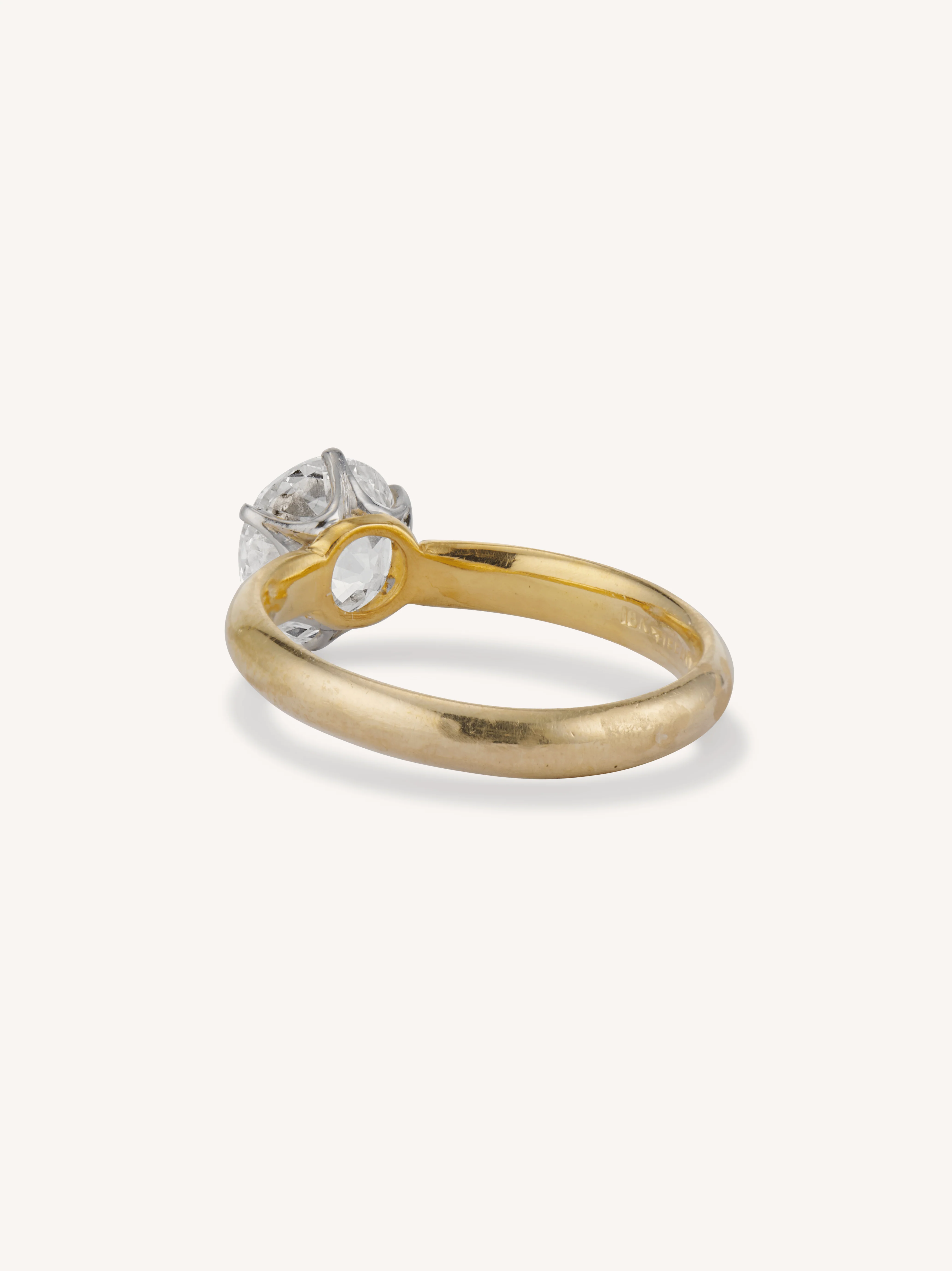 Tiffany & Co. 2.02 Carat Old European Diamond Six-Prong Solitaire Vintage Engagement Ring - Image 5
