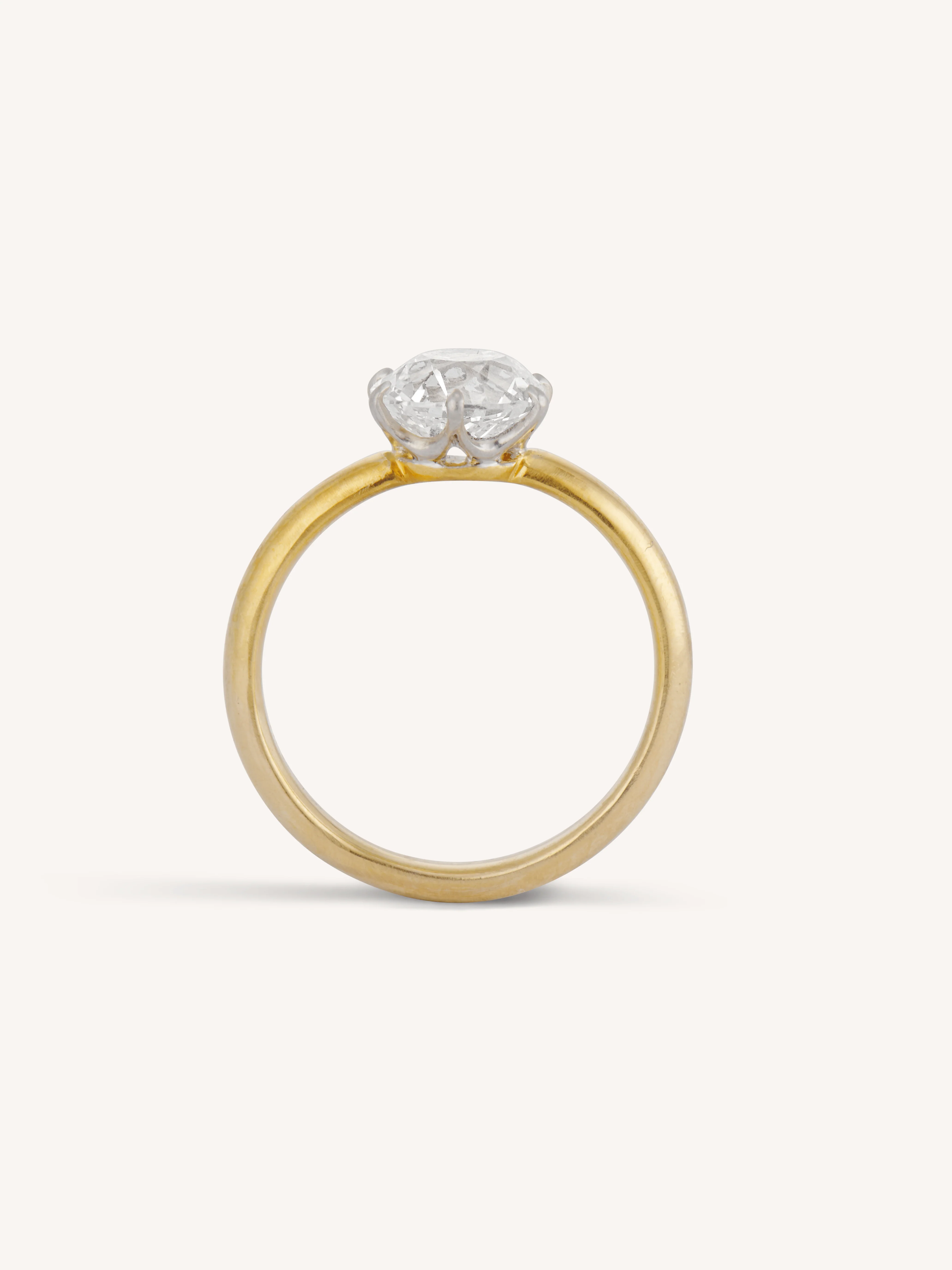 Tiffany & Co. 2.02 Carat Old European Diamond Six-Prong Solitaire Vintage Engagement Ring - Image 6