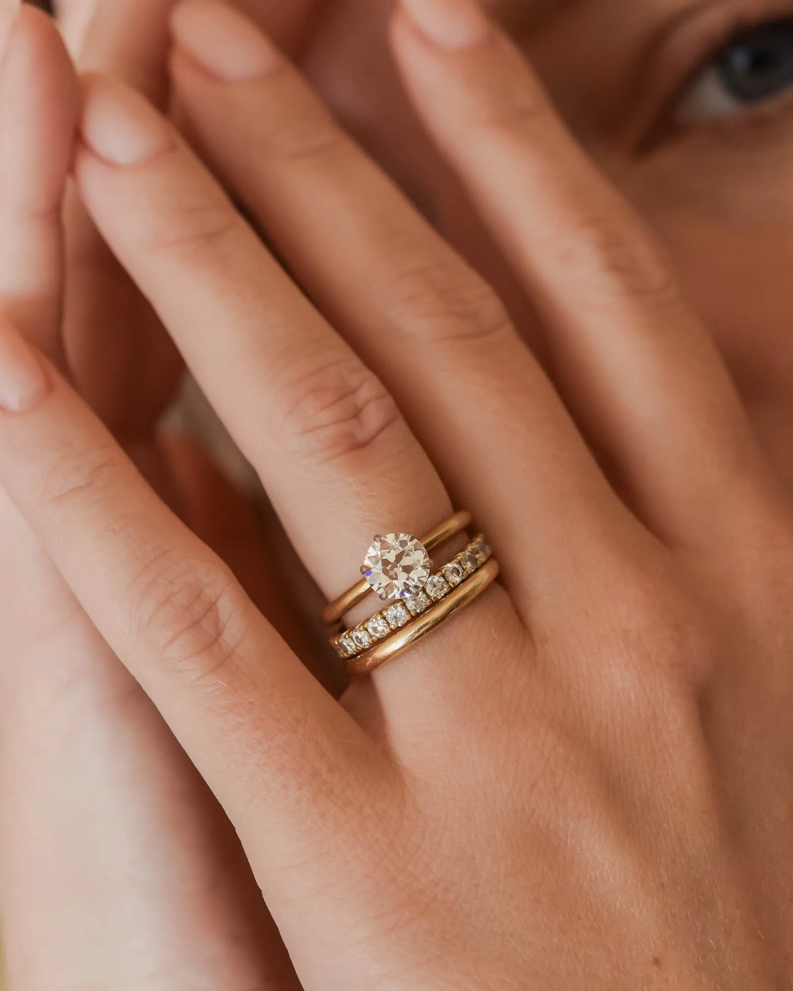 Tiffany & Co. Solitaire Mid Century 1.20 Carat Old European Cut Diamond Vintage Engagement Ring - Image 3