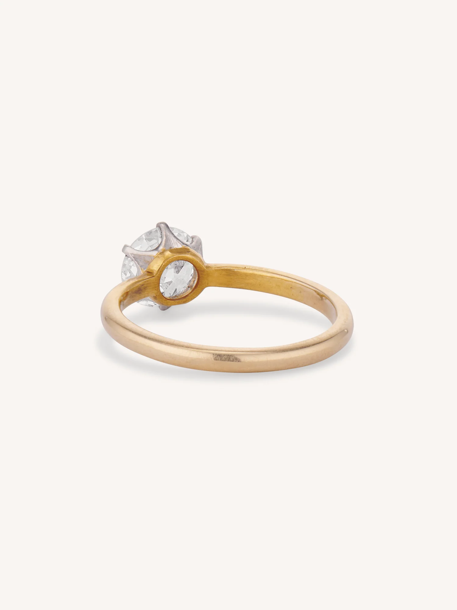 Tiffany & Co. Victorian 1.33 Carat Old European Cut Diamond Solitaire Antique Engagement Ring - Image 3