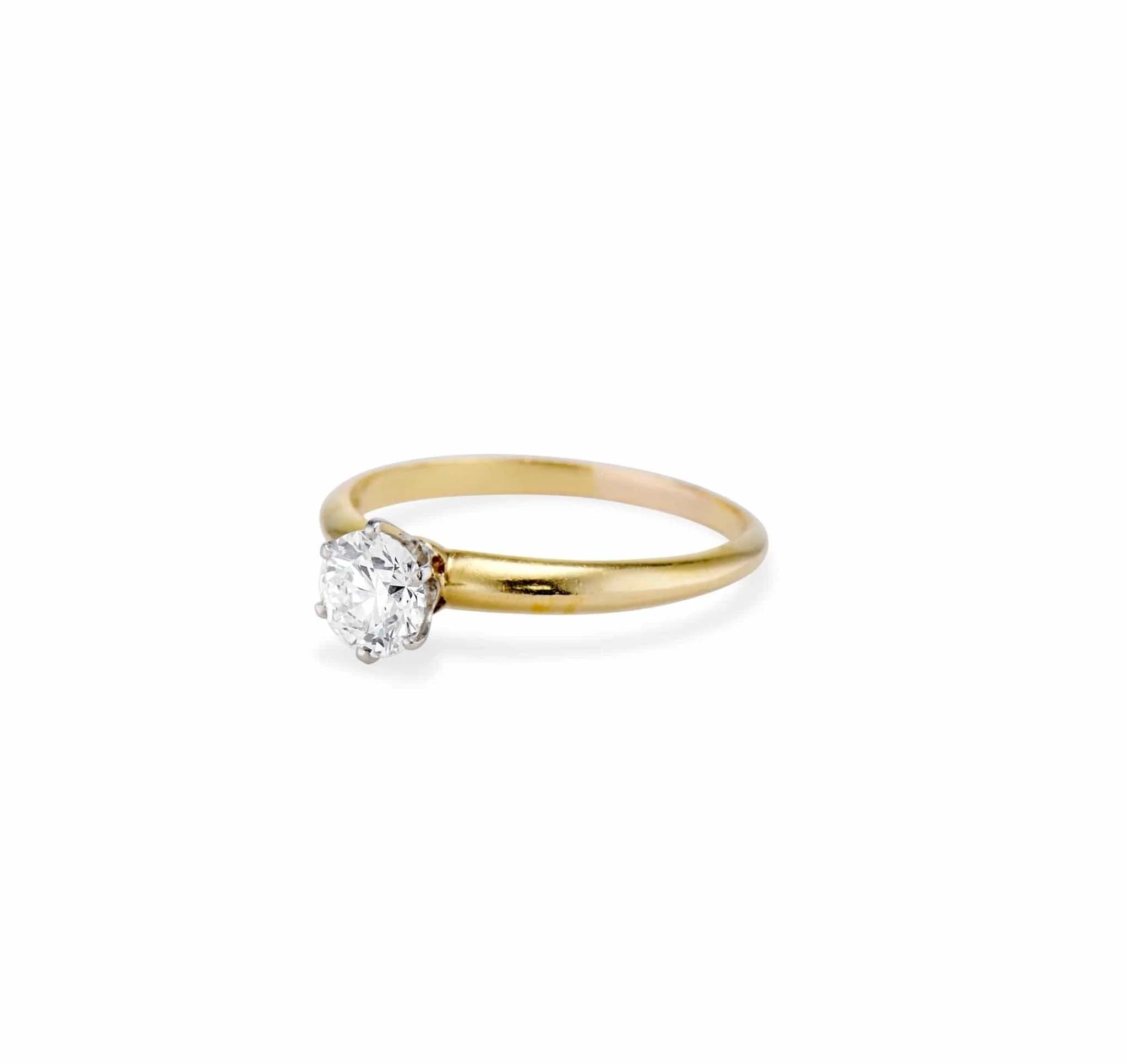 Edwardian Tiffany & Co .56 Carat Old European Diamond Solitaire, America - Image 2