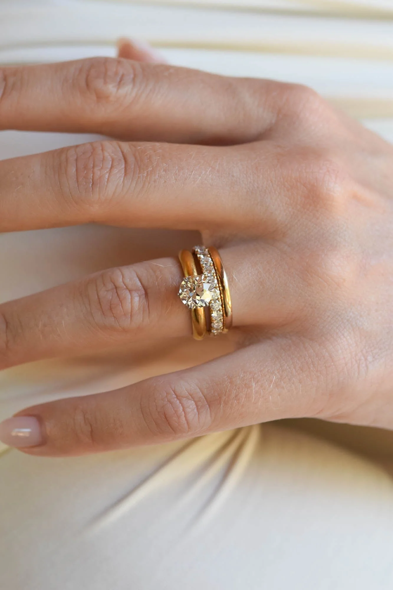 Tiffany & Co. Vintage 1.39 Carat Old European Cut Diamond Six-Prong Solitaire Engagement Ring - Image 8