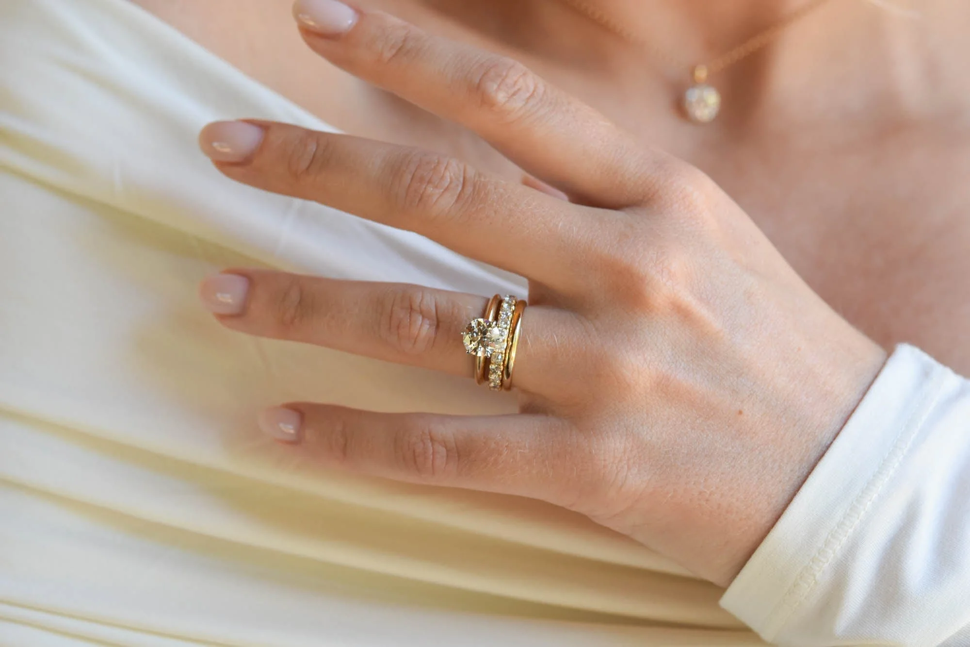 Tiffany & Co. Vintage 1.45 Carat Transitional Cut Diamond Solitaire Engagement Ring, Platinum & Gold - Image 3