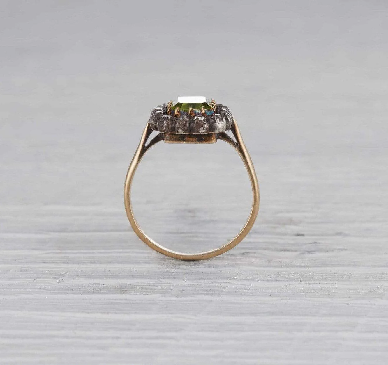 Two Carat Georgian Peridot Ring - Image 4