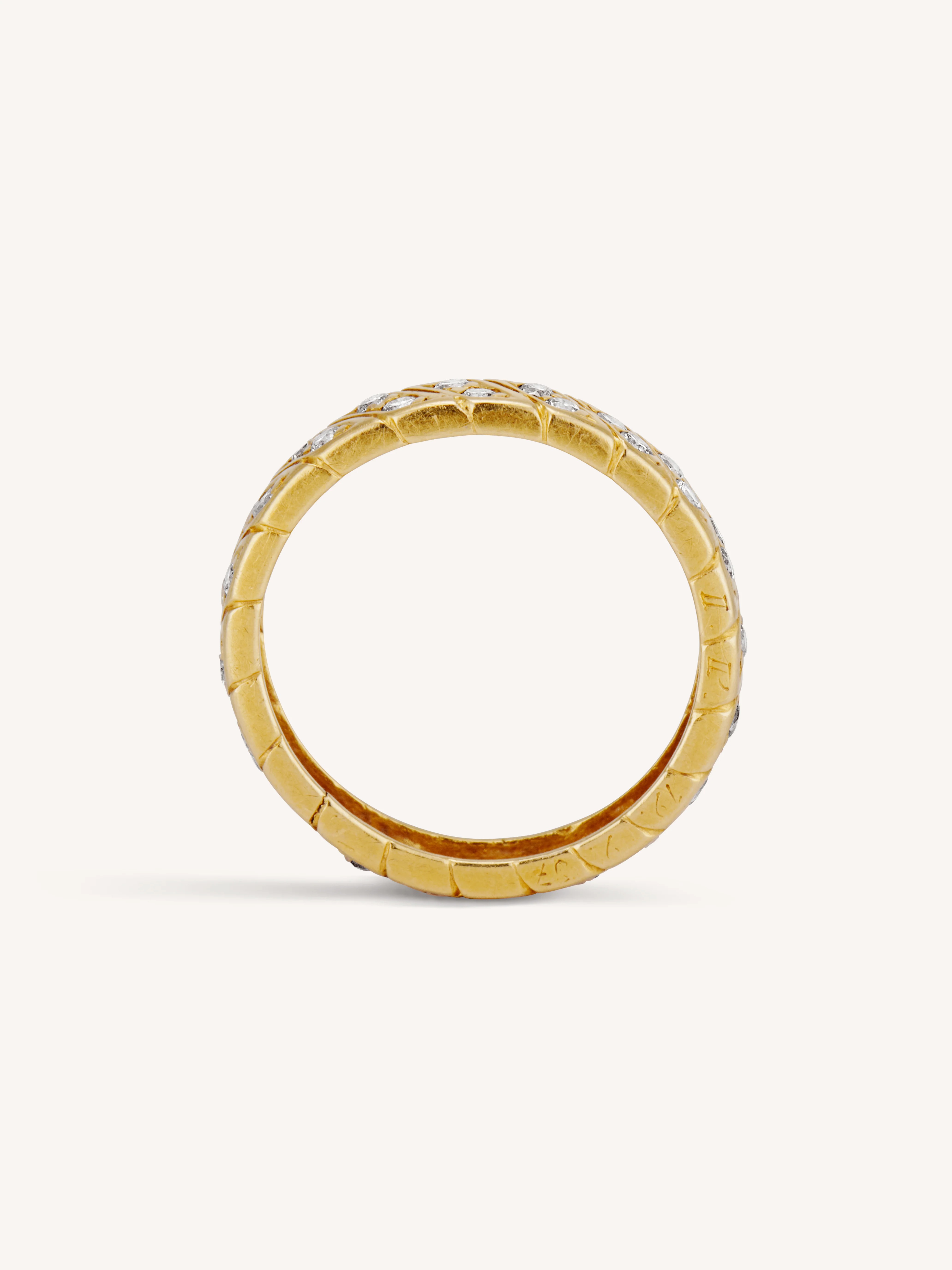 Van Cleef & Arpels Vintage Diamond Eternity Band - Size 6.5 - Image 3
