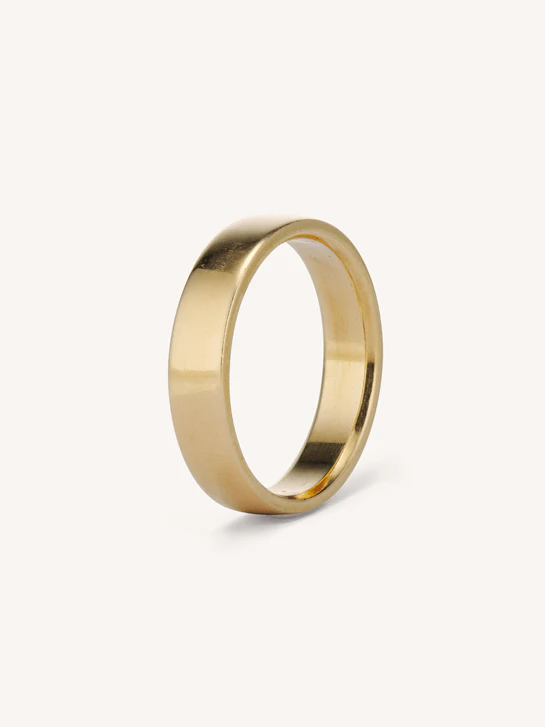 Van Cleef & Arpels Vintage Flat Wedding Band - Size 10 - Image 4