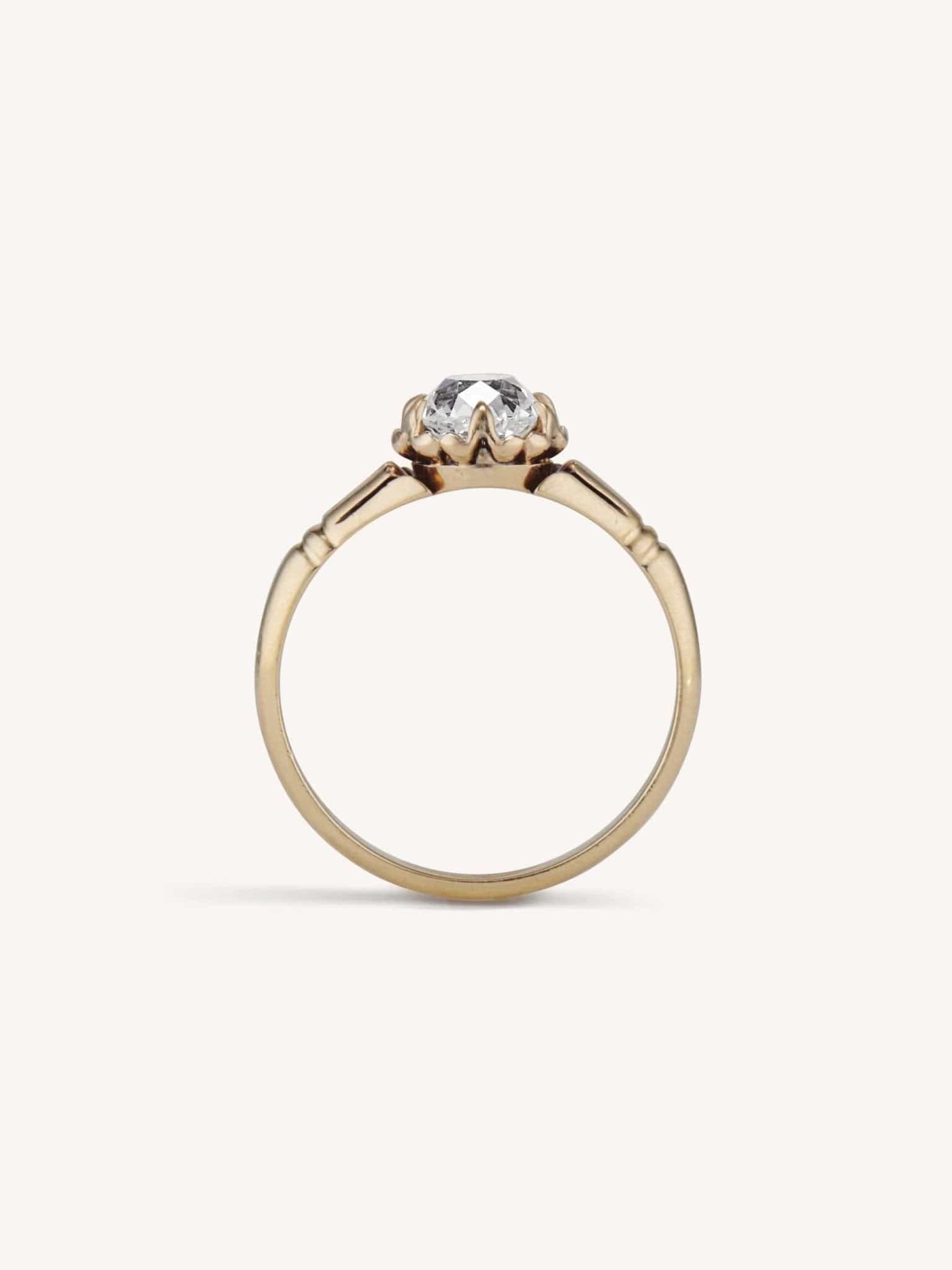 Victorian 1.11 Carat Old Mine Cut Solitaire - Image 5
