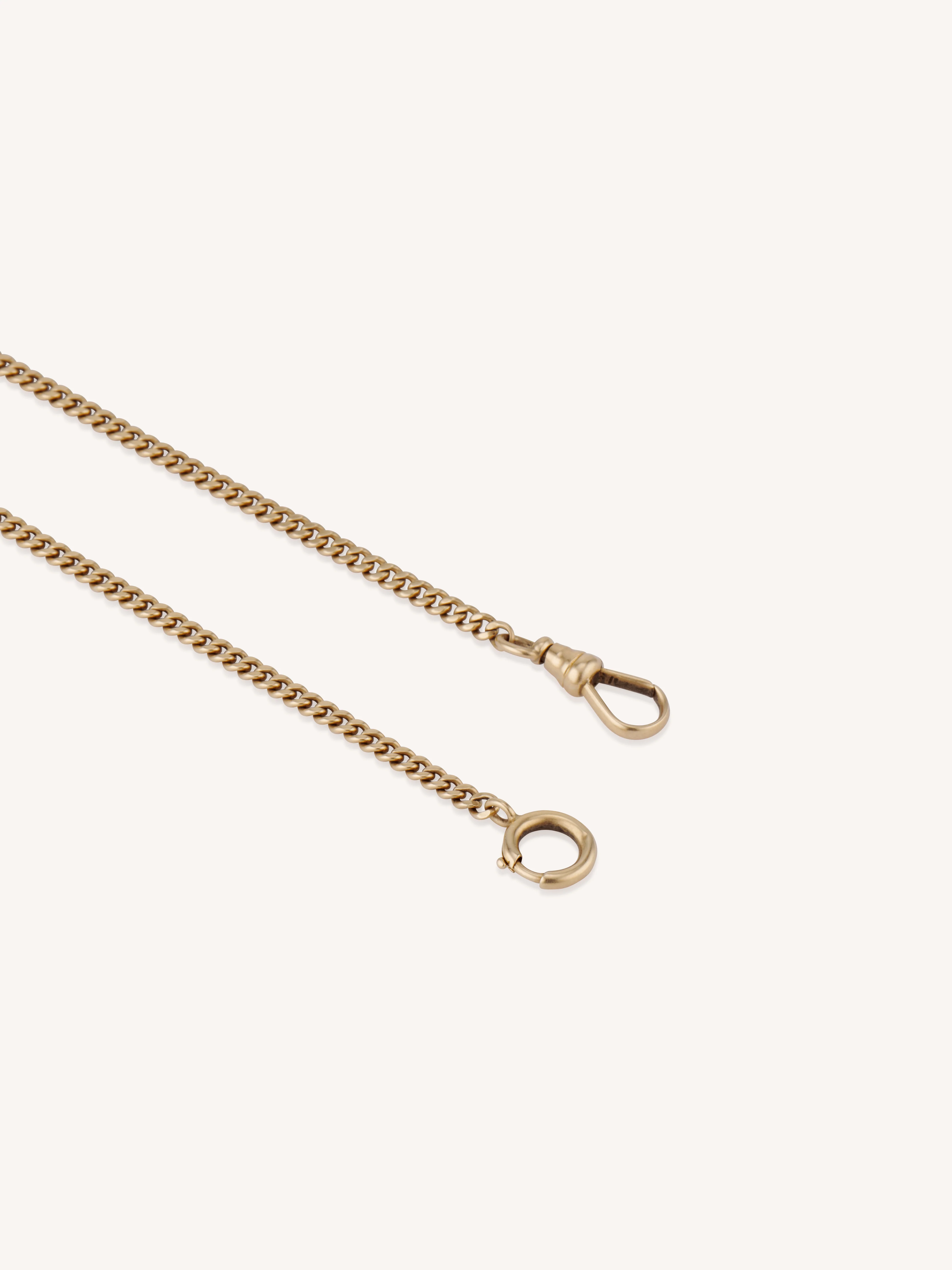Victorian Antique Yellow Gold Albert Watch Chain Necklace with T-Bar and Dog Clip - Image 5