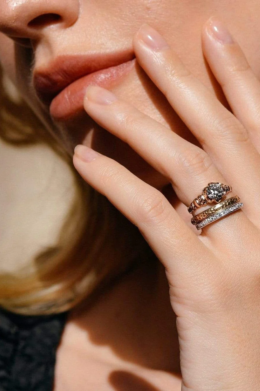 Victorian .84 Carat Old European Diamond and Gold Engagement Ring - Image 5