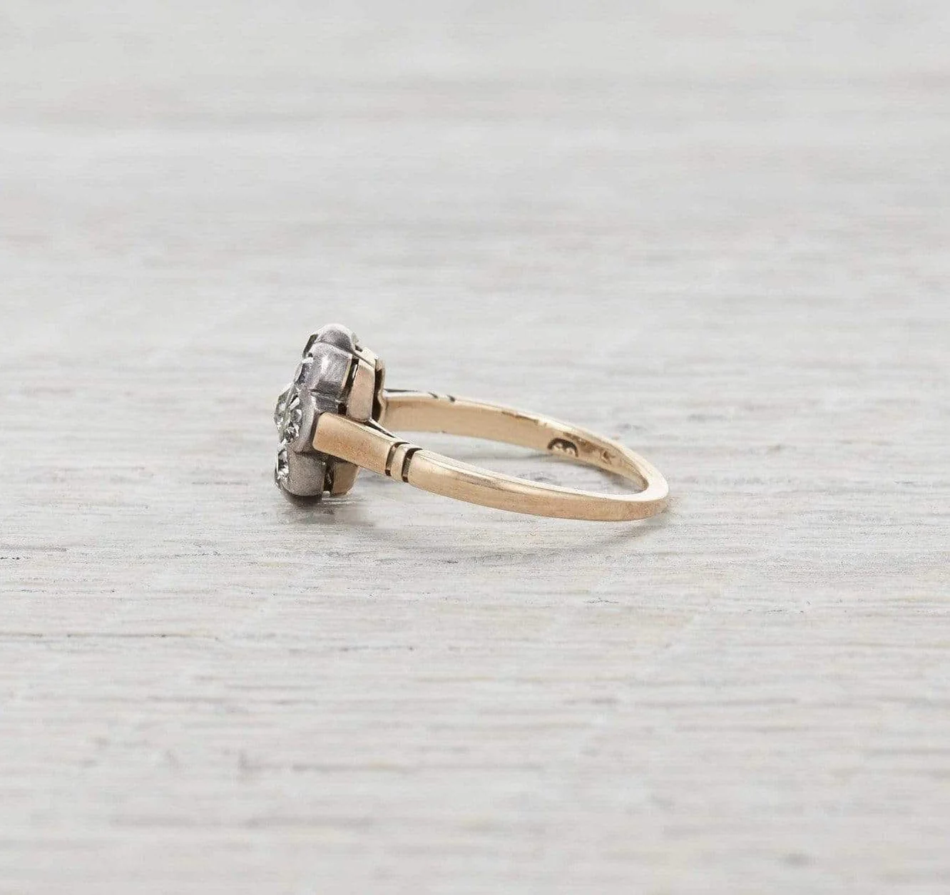 Victorian Cluster Engagement Ring - Image 3