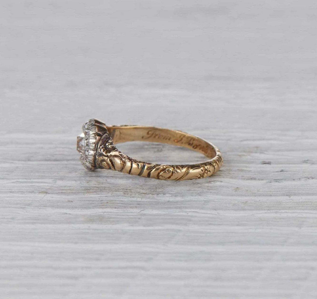 .30 Carat Victorian Diamond Cluster Ring - Image 3
