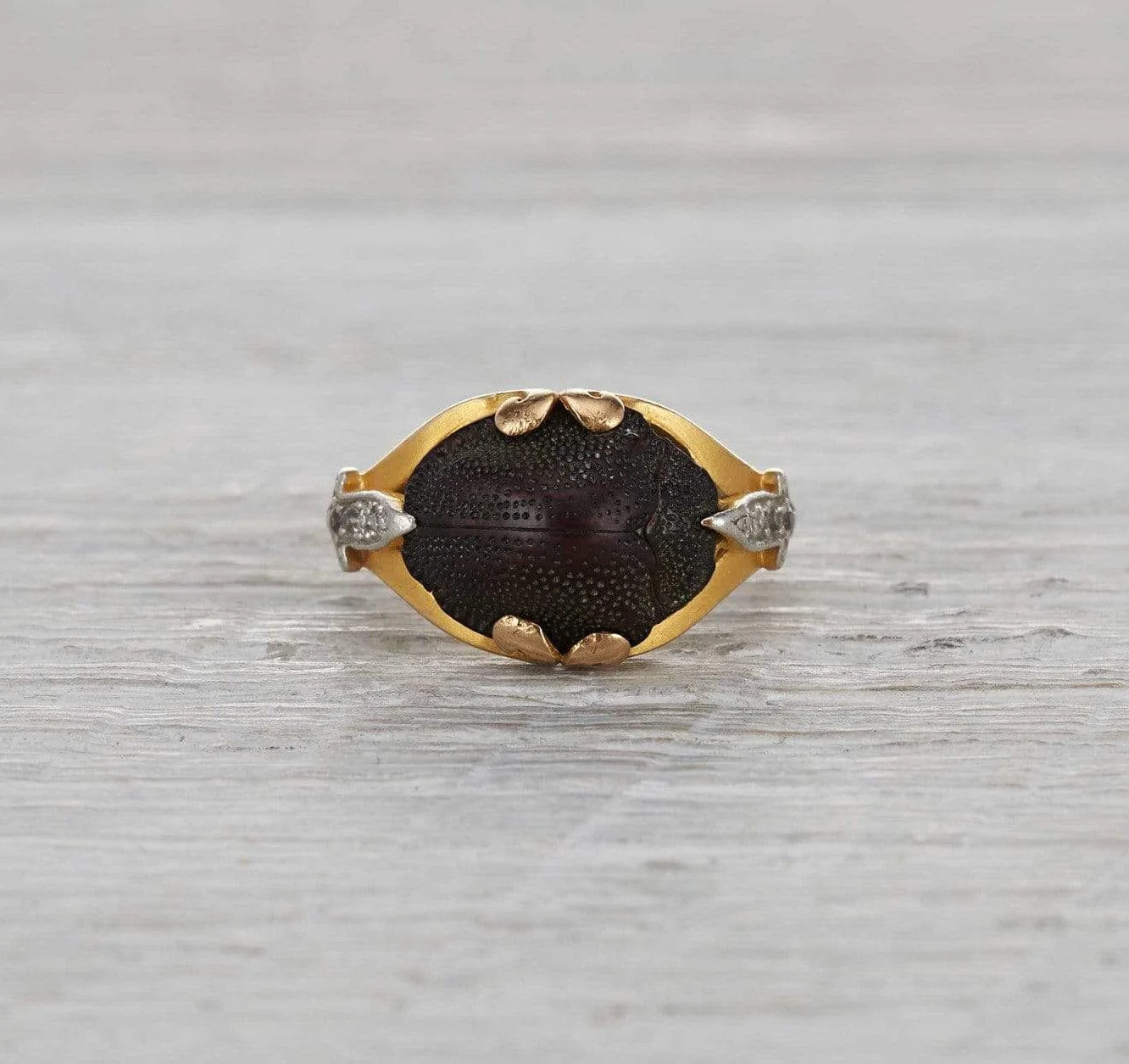 Art Nouveau Egyptian Revival Scarab Ring - Image 2
