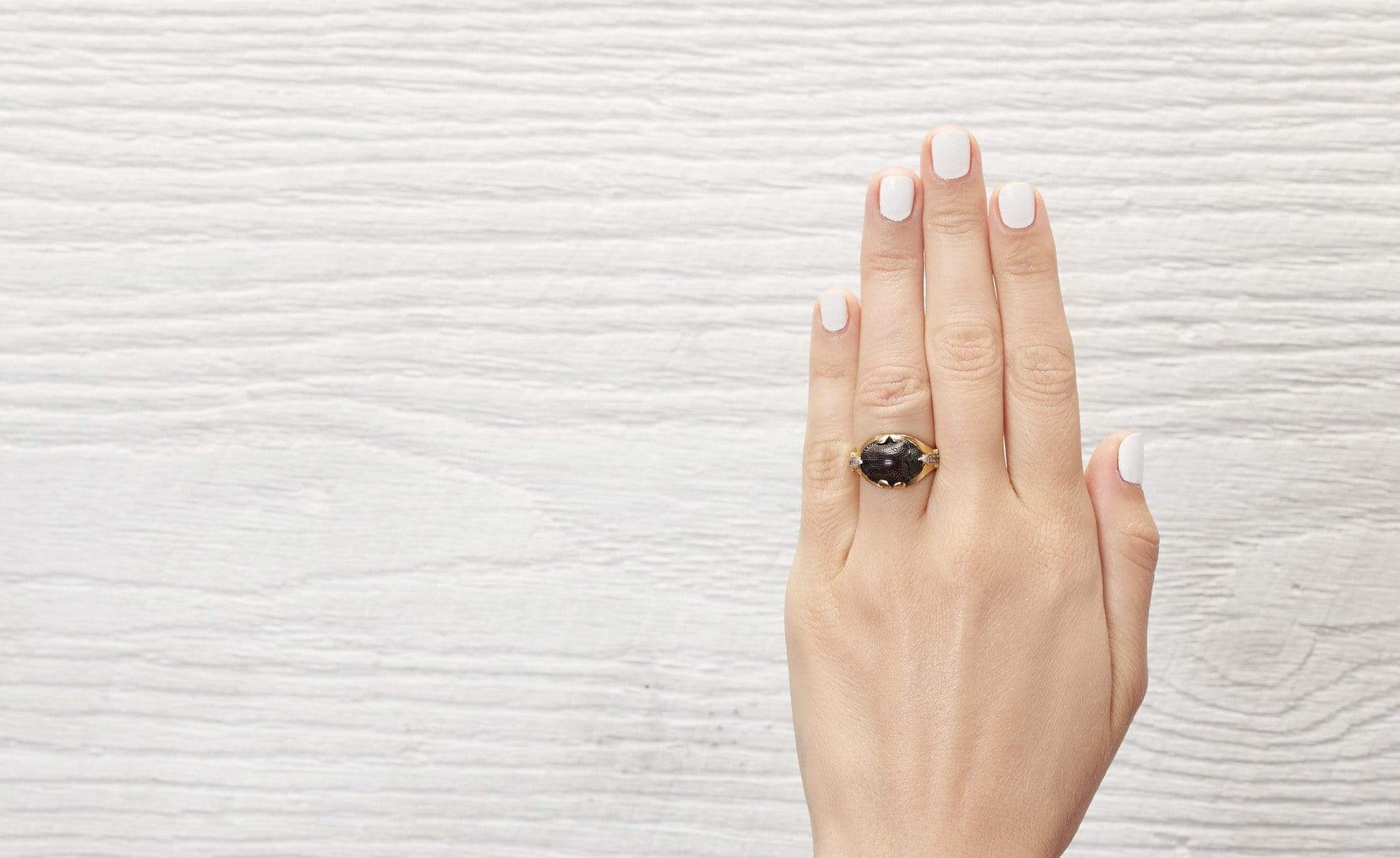 Art Nouveau Egyptian Revival Scarab Ring - Image 5