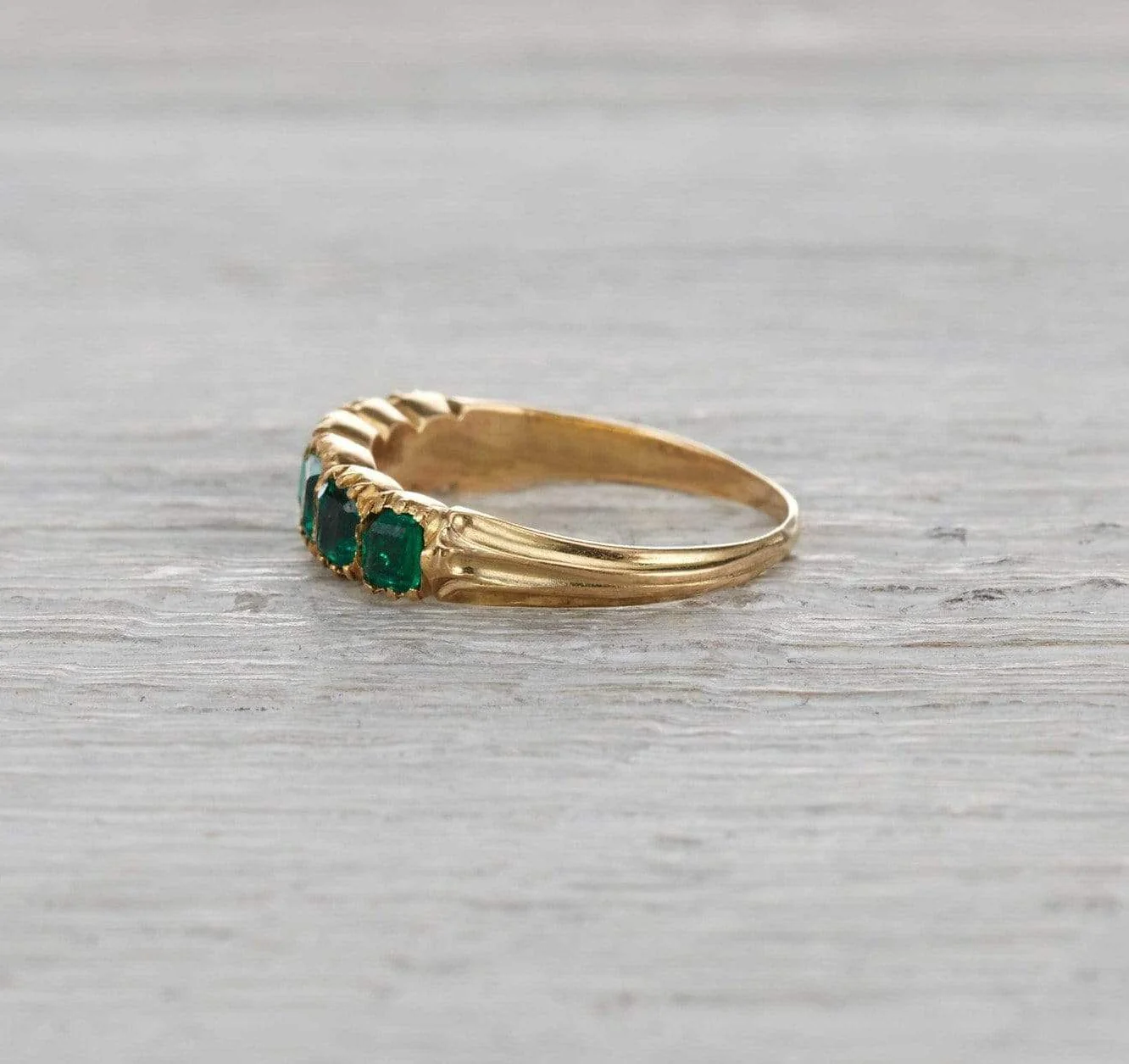 Victorian Emerald Ring - Image 3