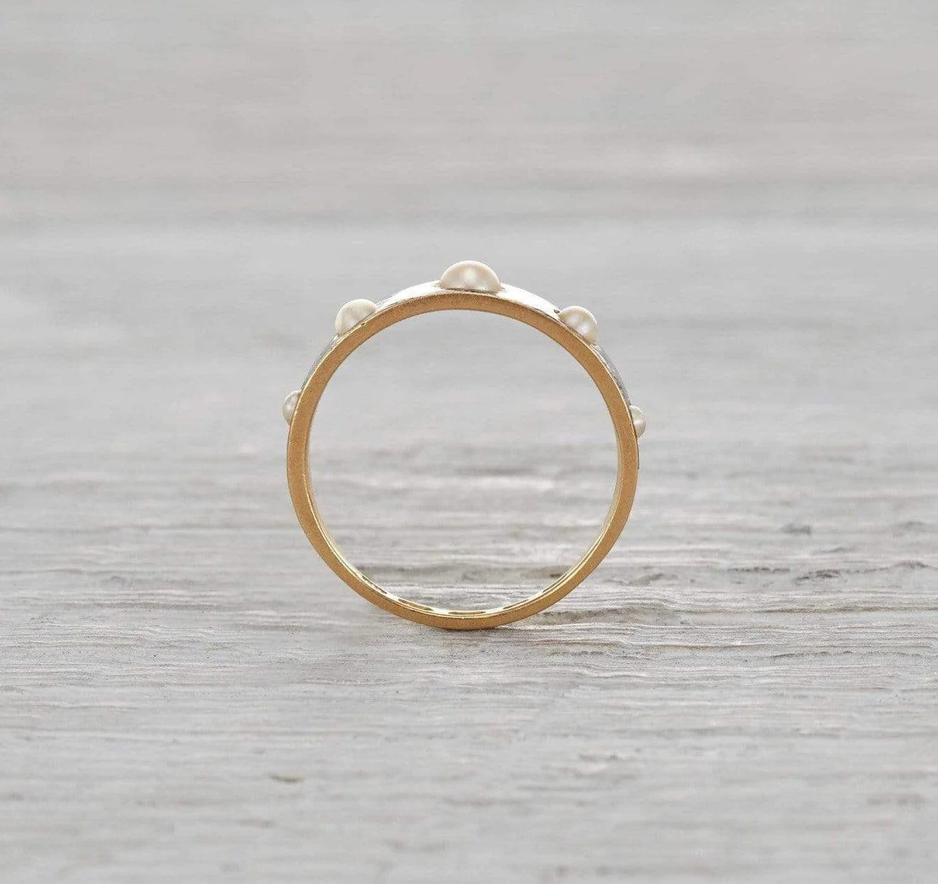 Victorian Enamel Mourning Ring - Image 4