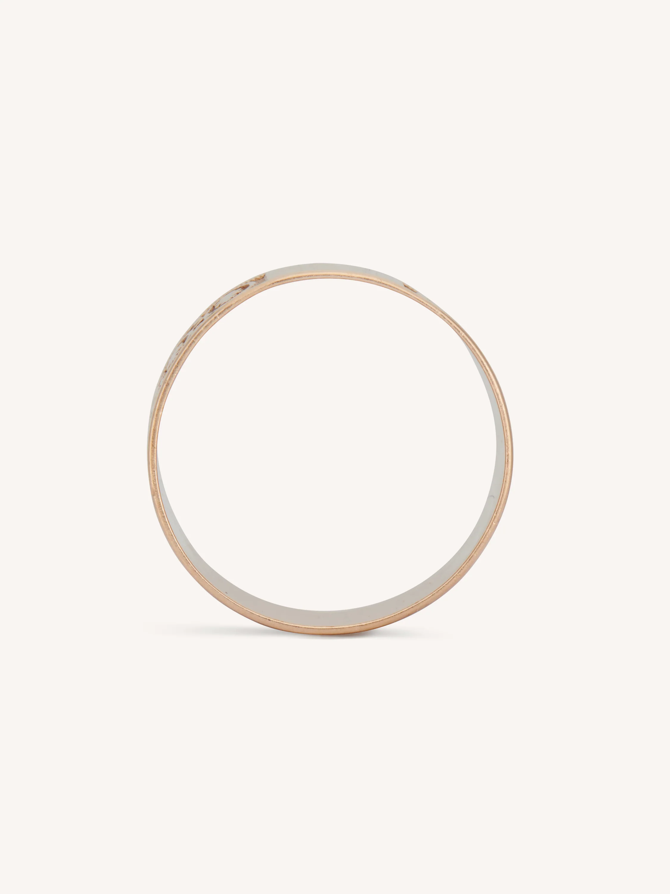 Victorian Engraved Rose Gold Antique Band - Image 7
