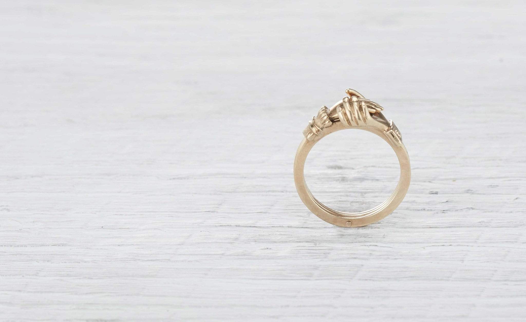 Victorian Gimmel Ring - Image 5