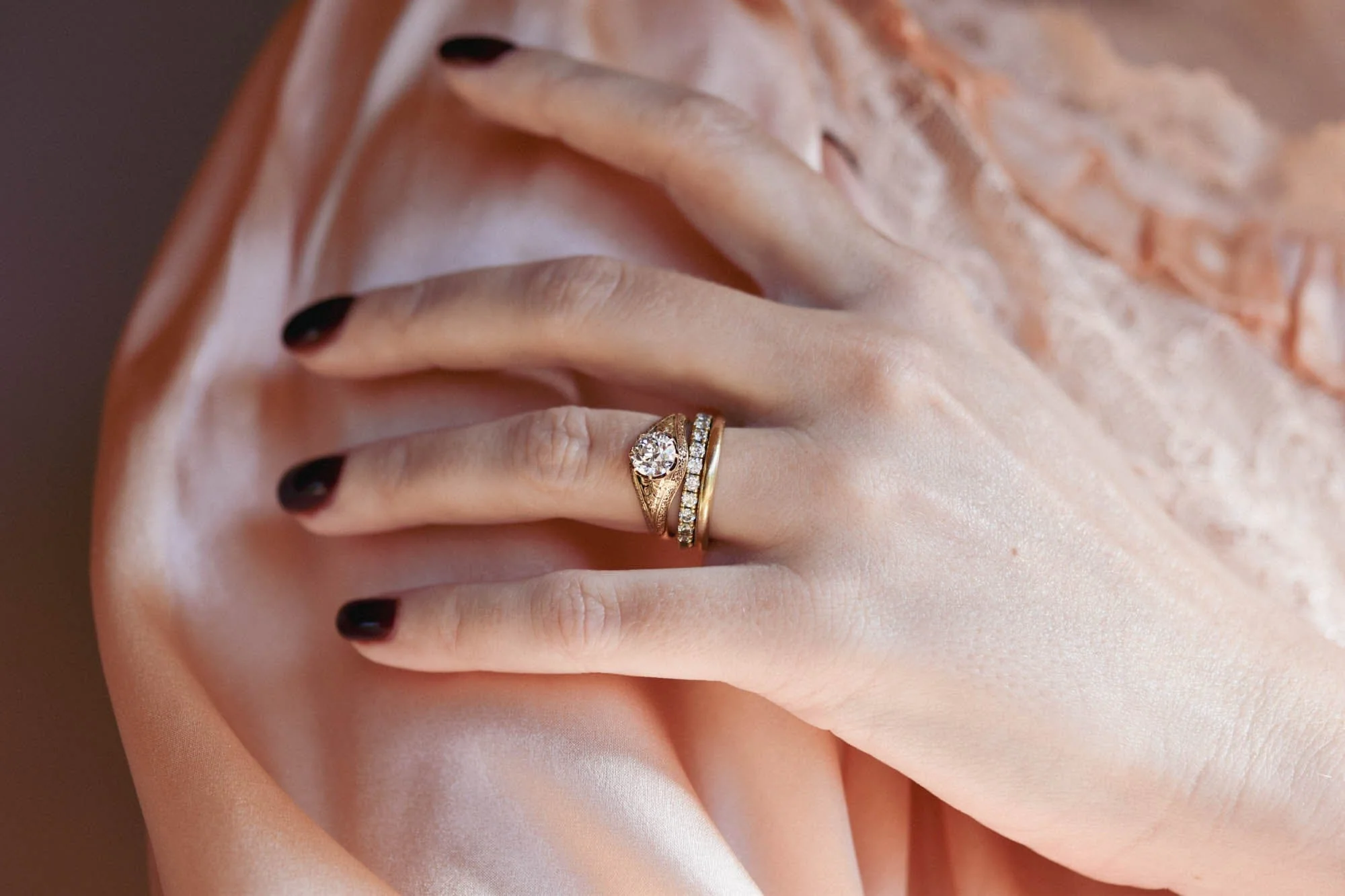 Victorian 1.17 Carat Old European Cut Diamond Engraved "1867" Antique Engagement Ring - Image 5