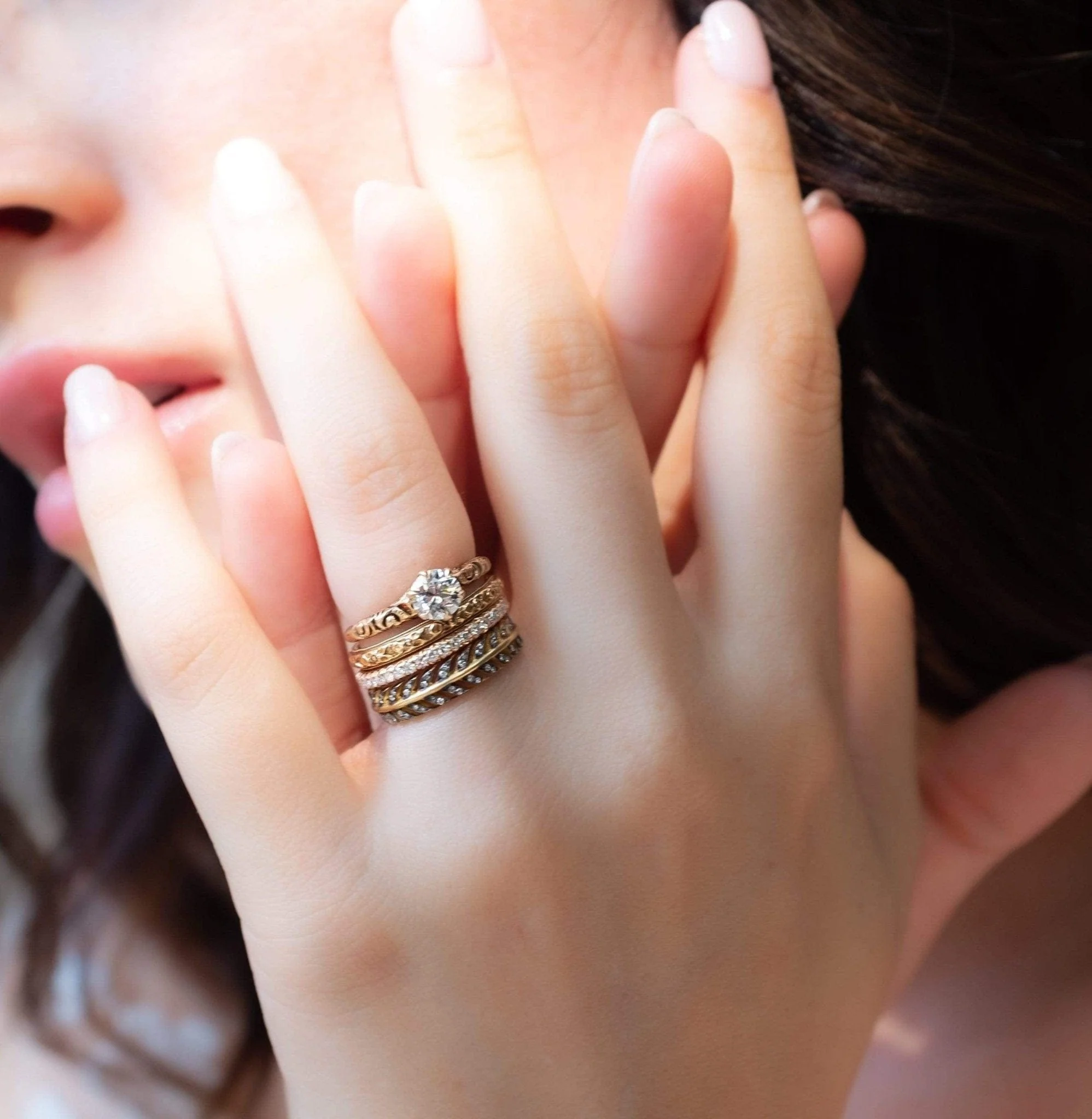 Victorian Old European Cut Diamond Solitaire Engagement Ring - Image 8