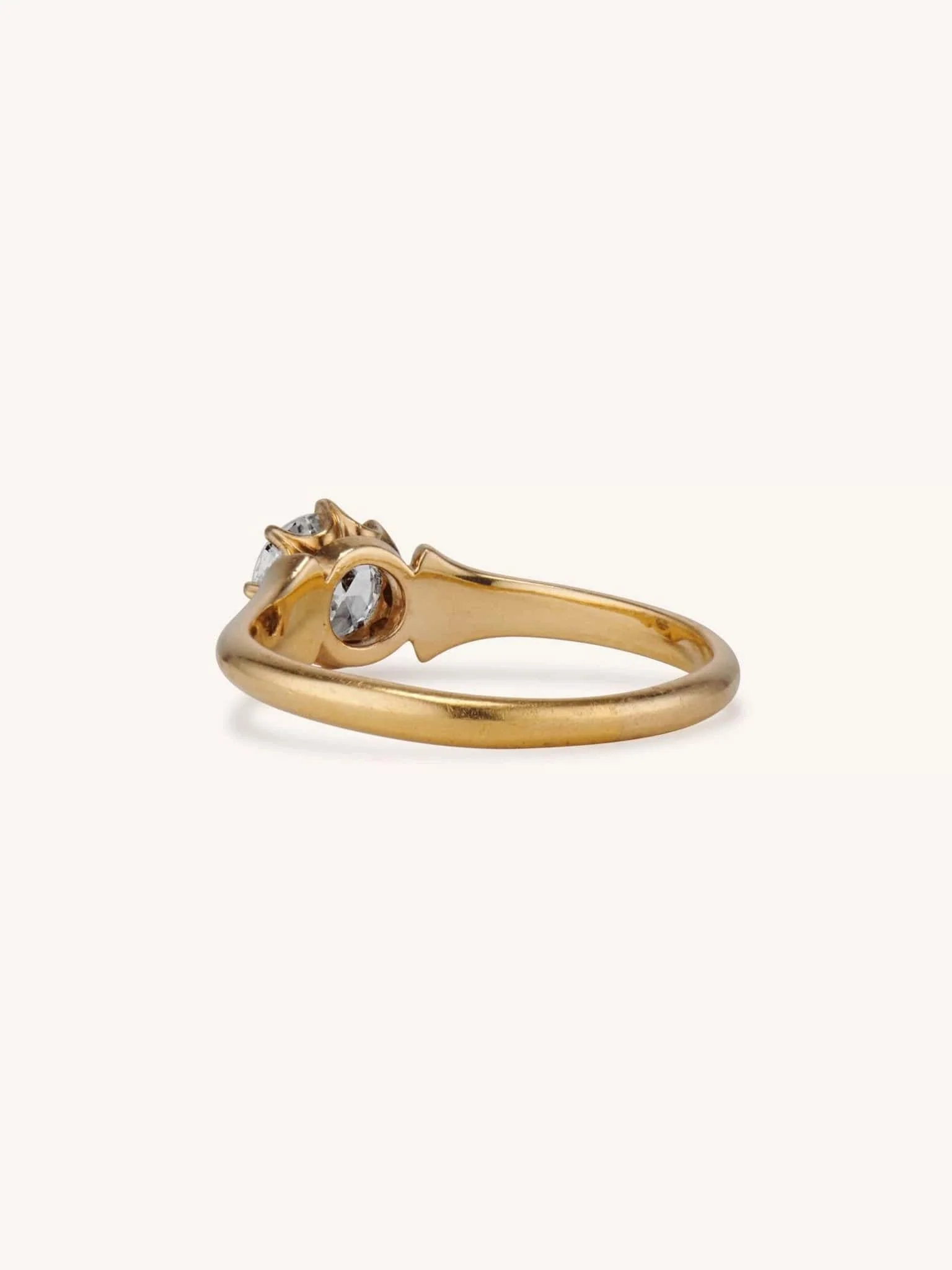 Victorian Old European Cut Diamond Solitaire Ring - Image 4