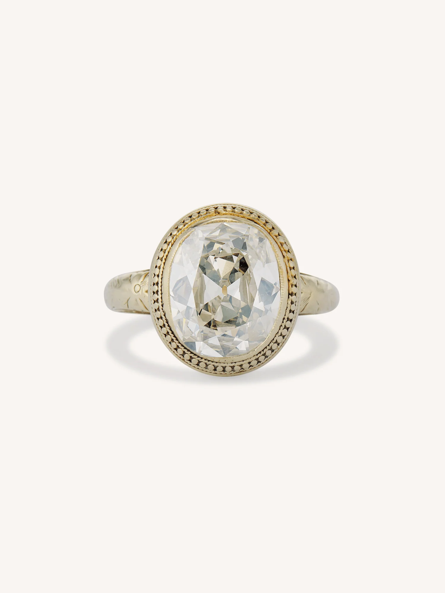 Bezel Set Diamond Engagement Rings