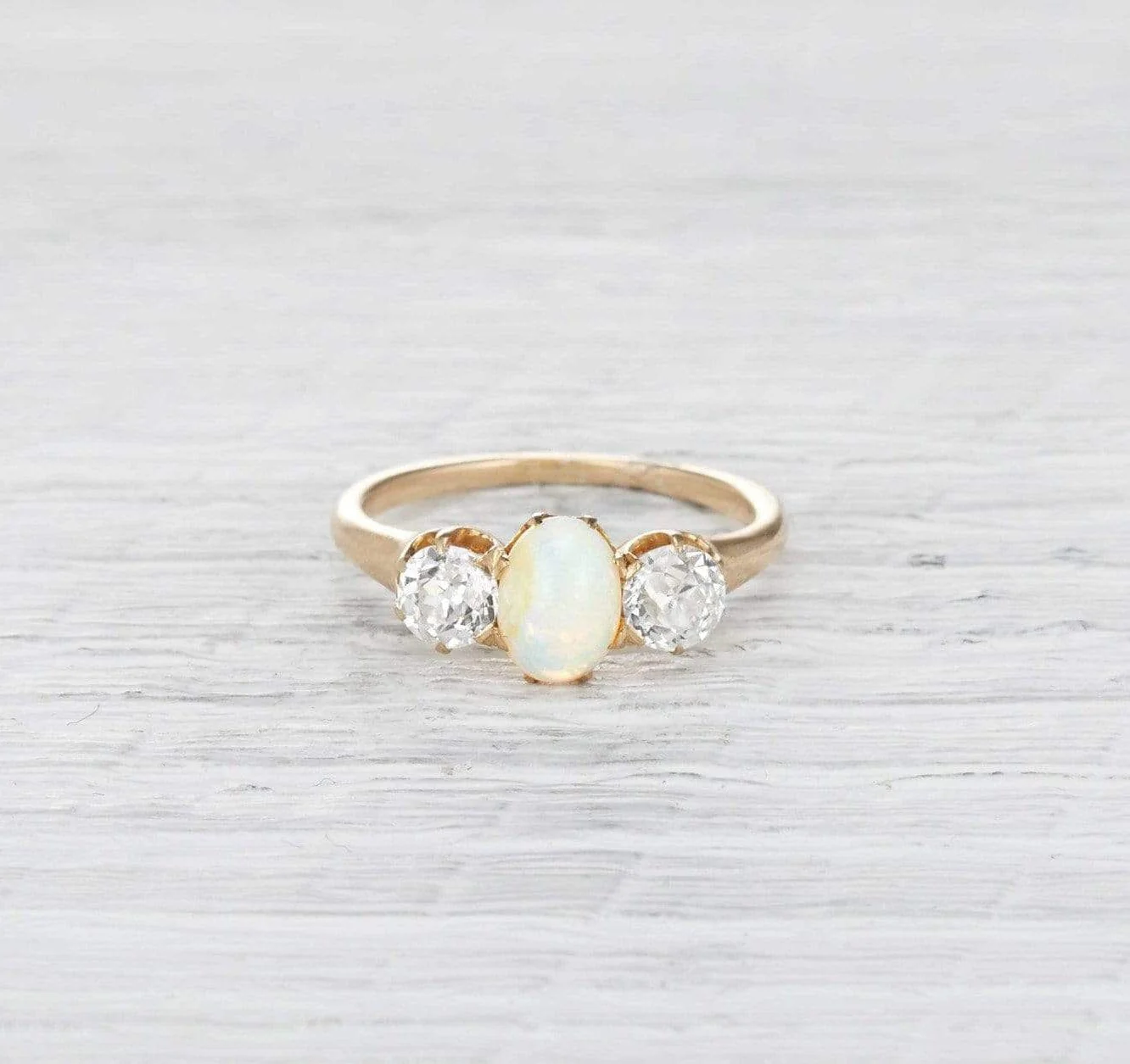 Victorian Opal and Diamond Ring - Image 2
