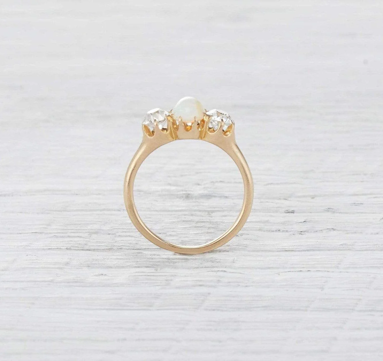 Victorian Opal and Diamond Ring - Image 4