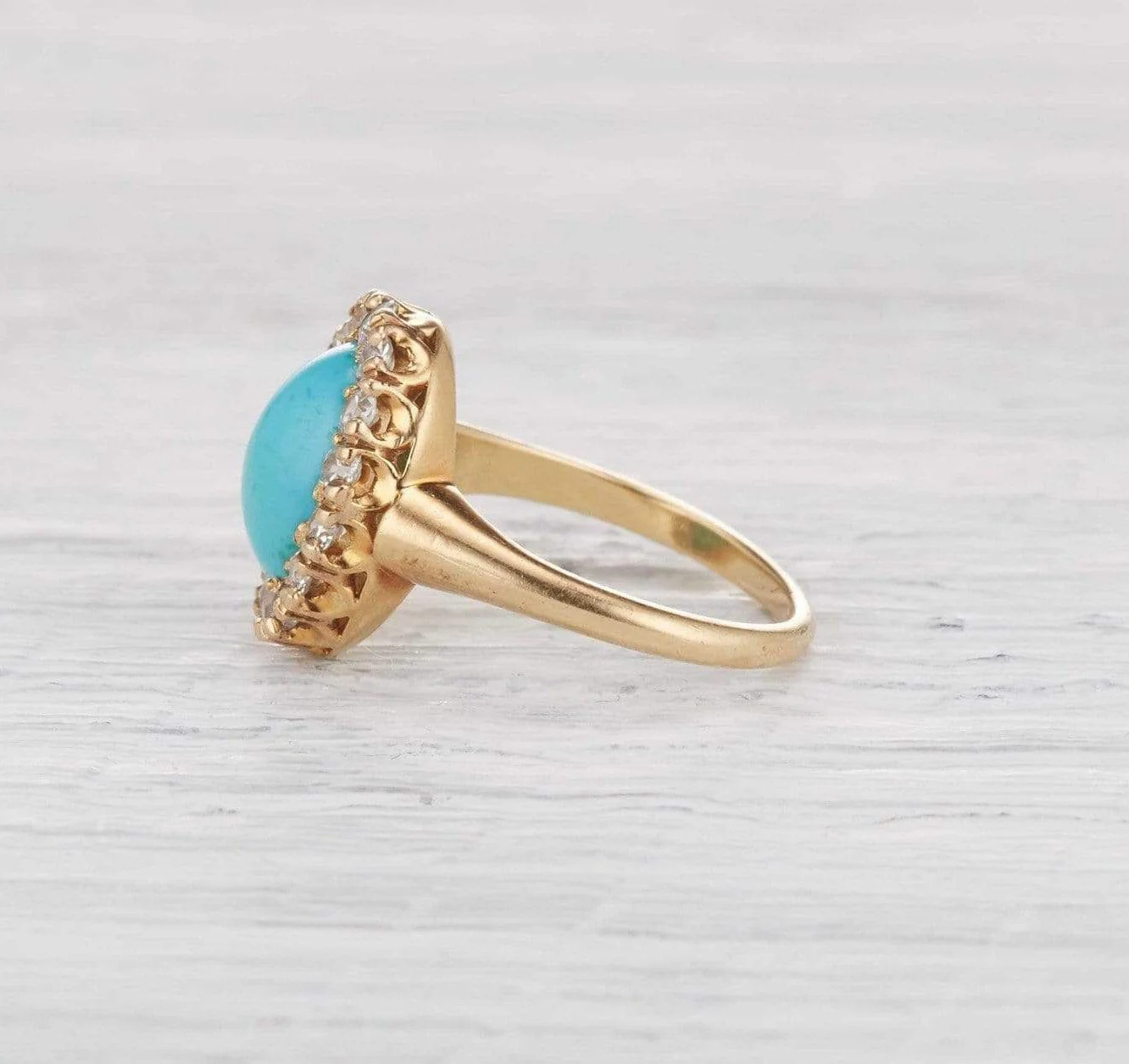 Victorian Tiffany & Co. Turquoise Ring - Image 3