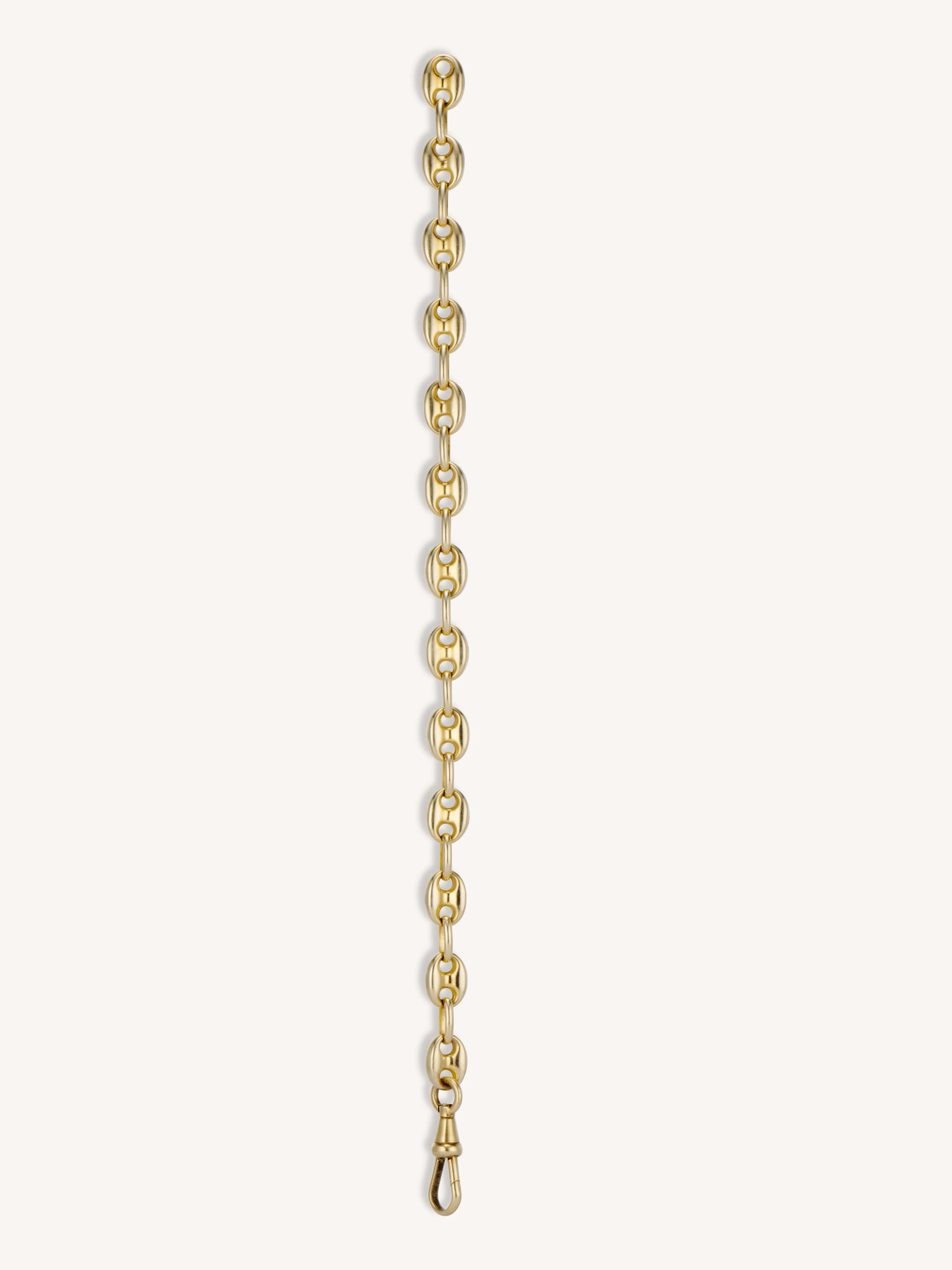 Vintage 18k Yellow Gold Mariner Link Bracelet - Image 4
