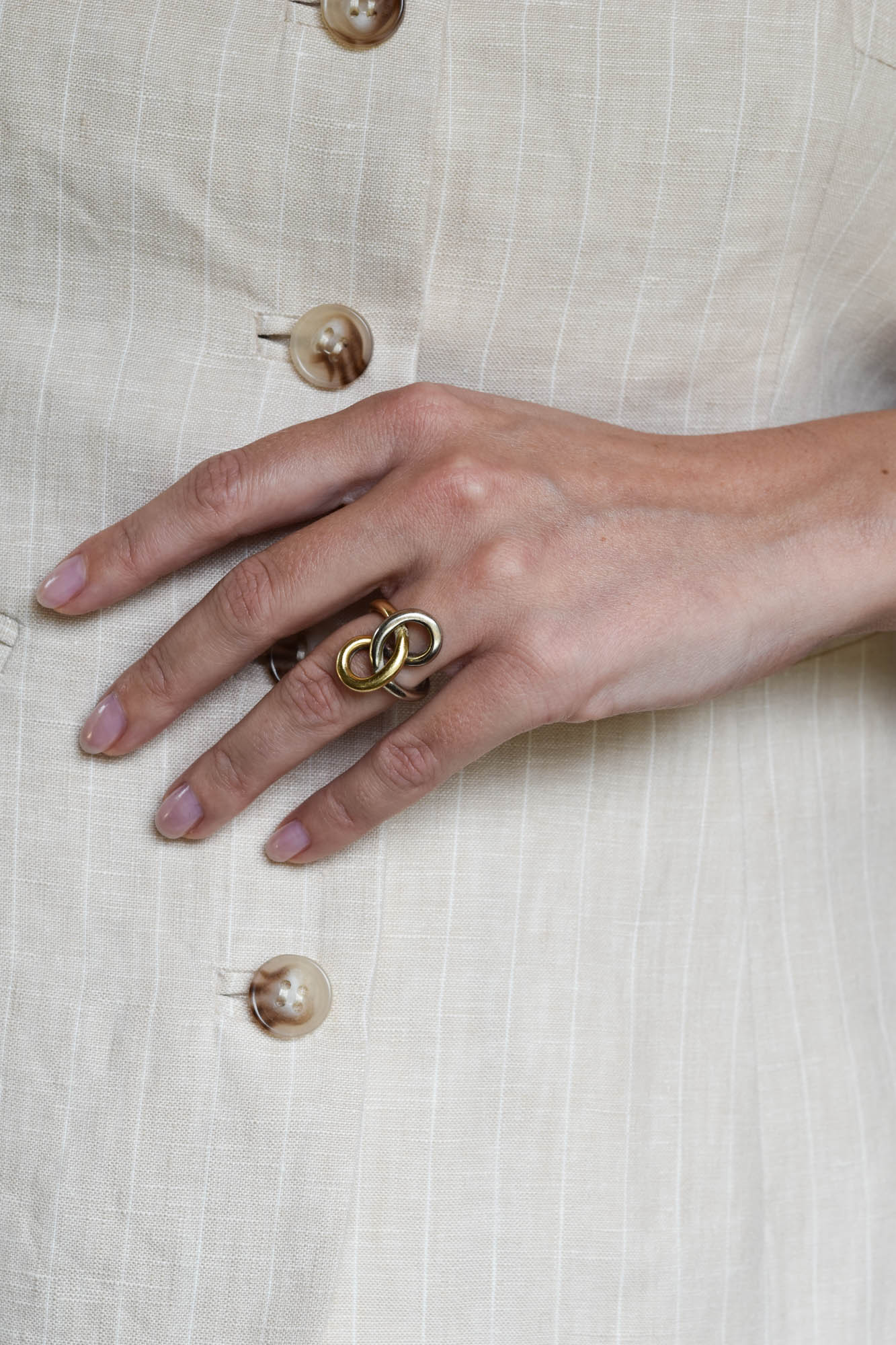 Vintage 1970's Gucci Gold Knot Ring, Italian - Image 5