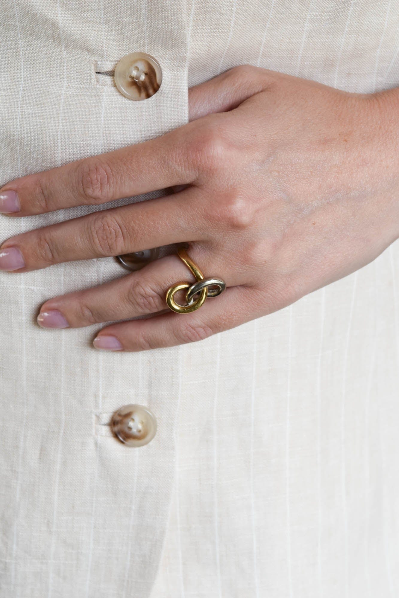 Vintage 1970's Gucci Gold Knot Ring, Italian - Image 6