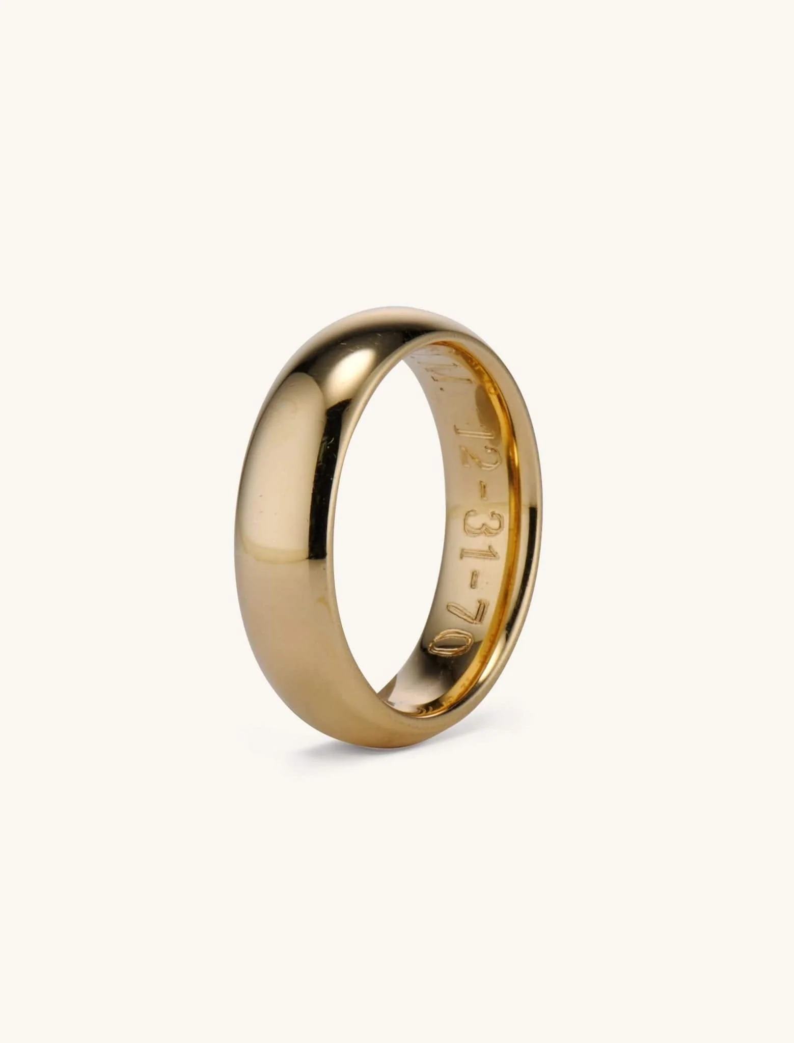 Tiffany & Co. 1970s Gold Wedding Band Size 5.5 - Image 2