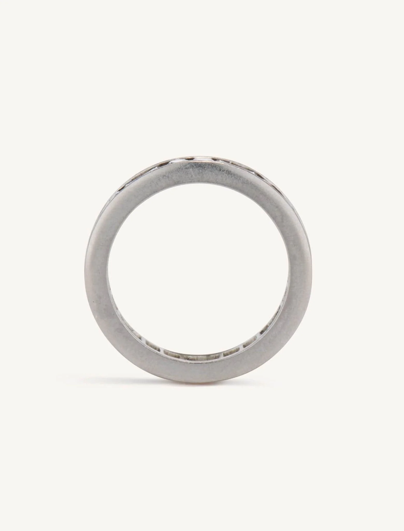 Art Deco Baguette & Transitional Cut Diamond Eternity Band - Image 4