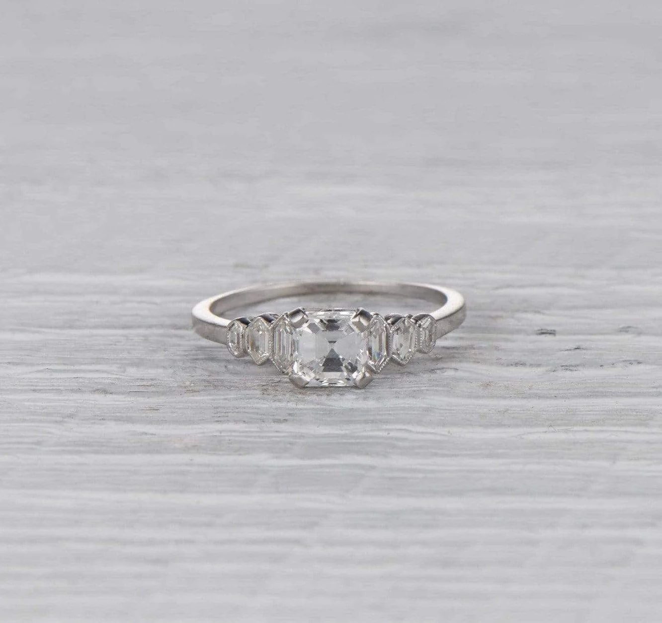 One Carat Art Deco Engagement Ring - Image 2