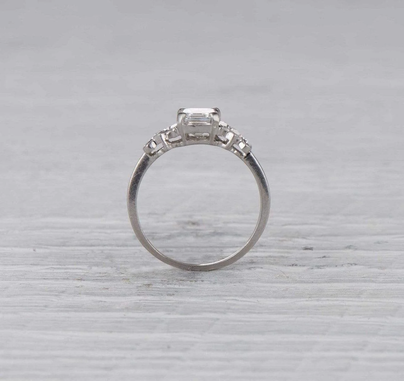 One Carat Art Deco Engagement Ring - Image 4
